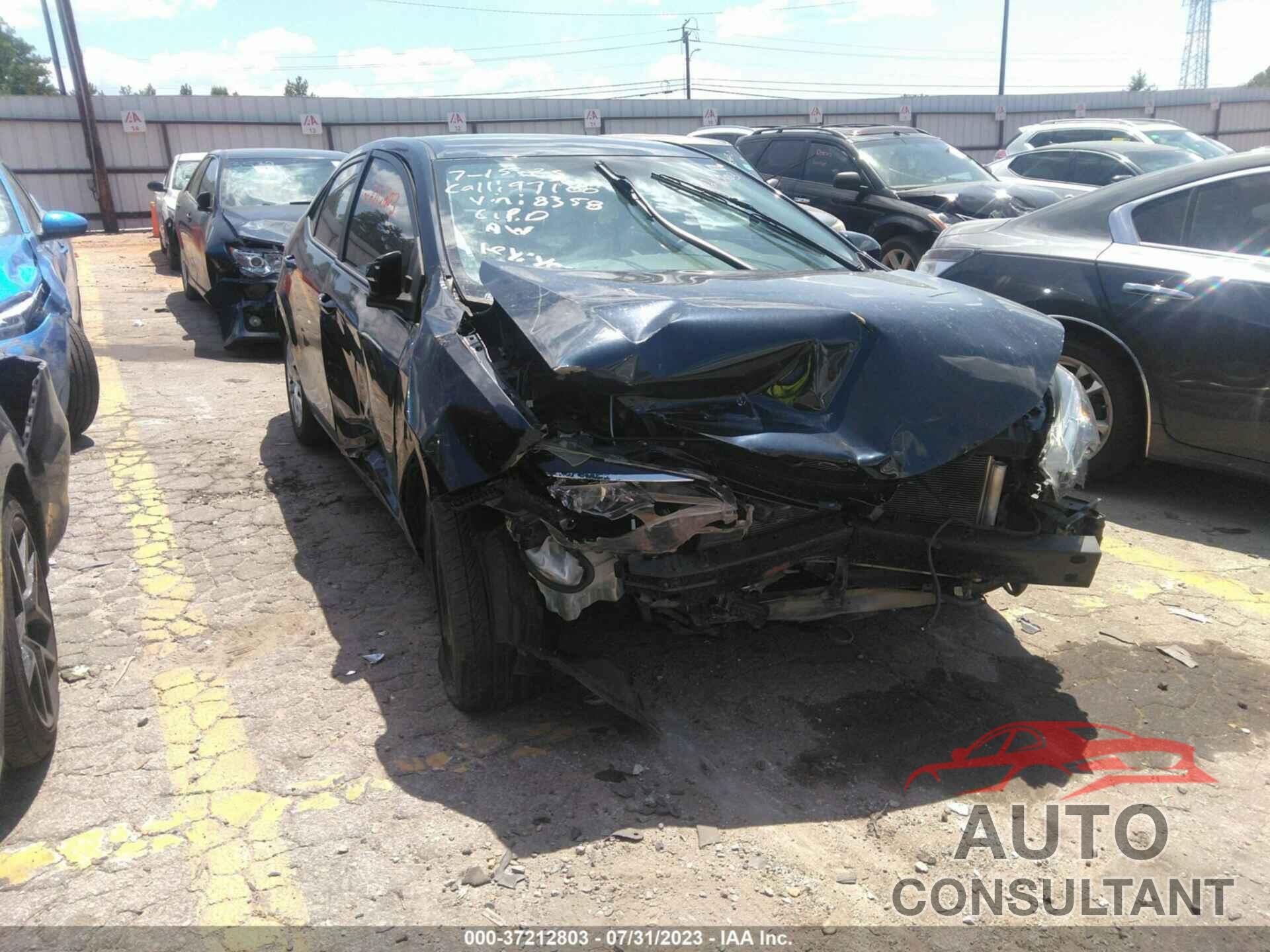 TOYOTA COROLLA 2017 - 5YFBURHE8HP698358