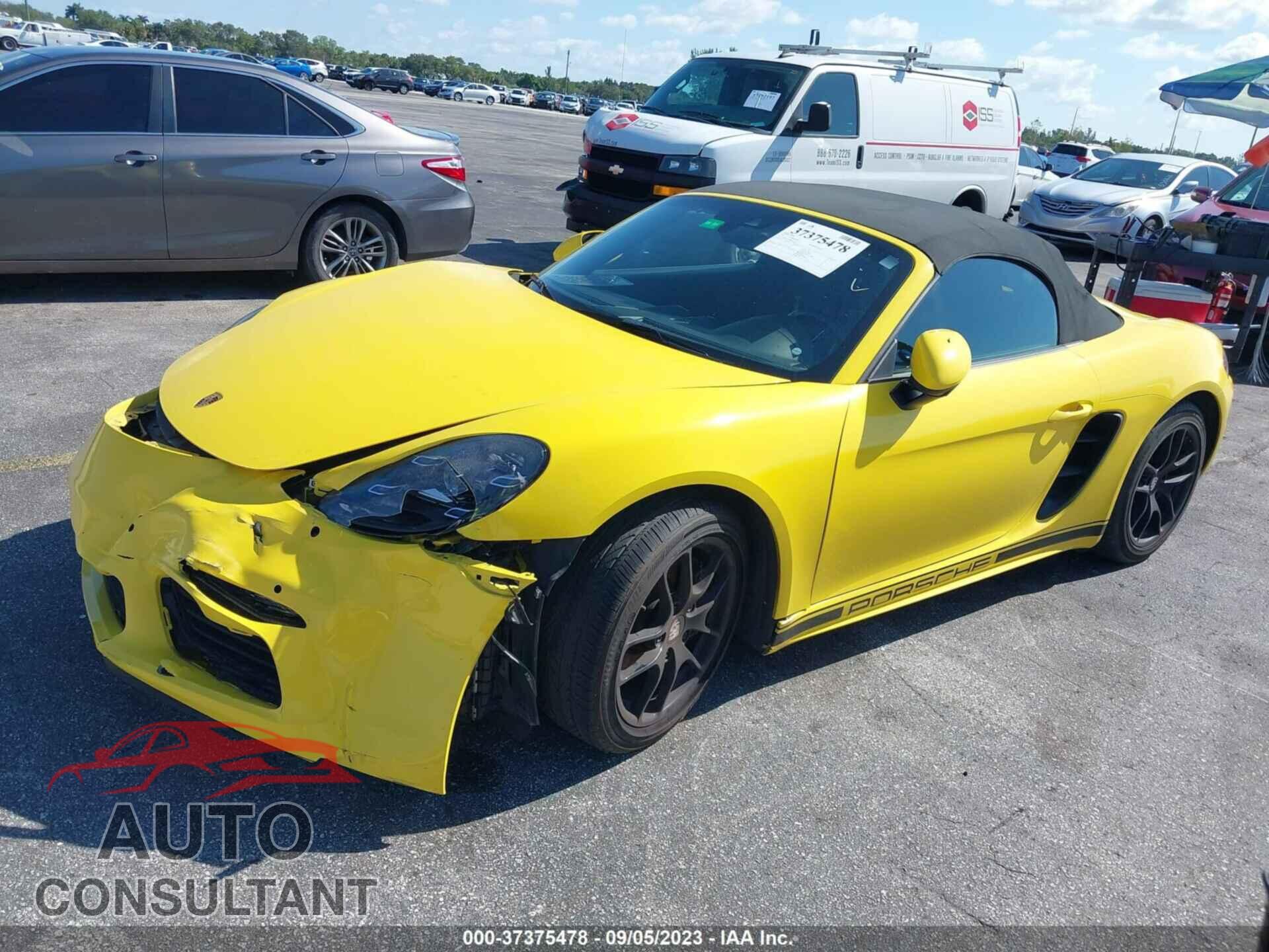 PORSCHE 718 BOXSTER 2017 - WP0CA2A88HS221145