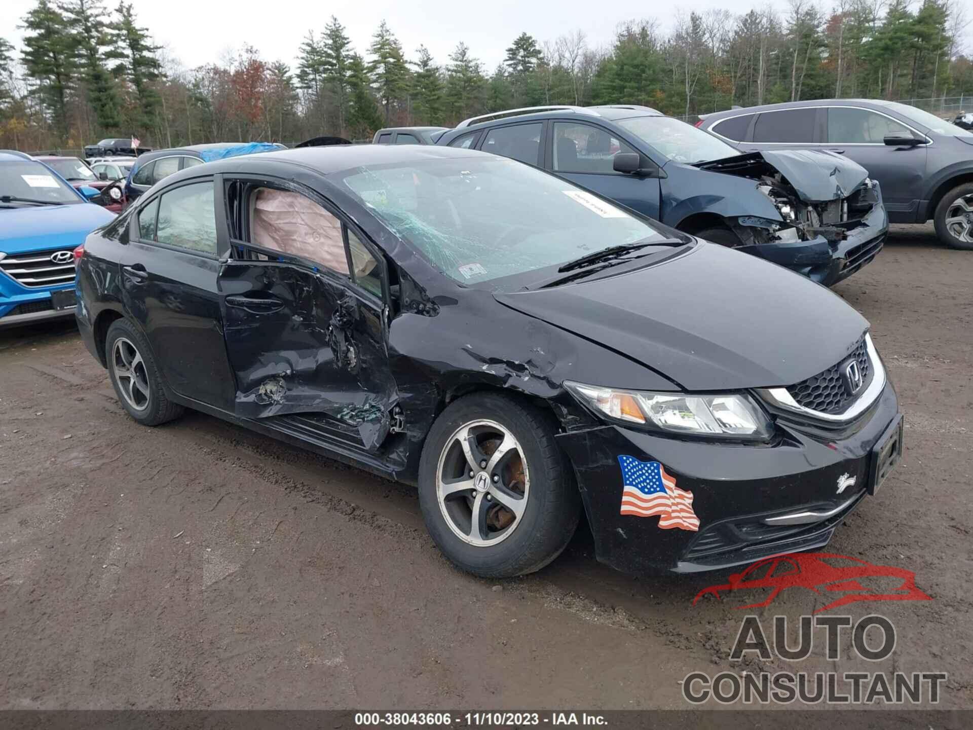 HONDA CIVIC 2015 - 19XFB2F76FE049983