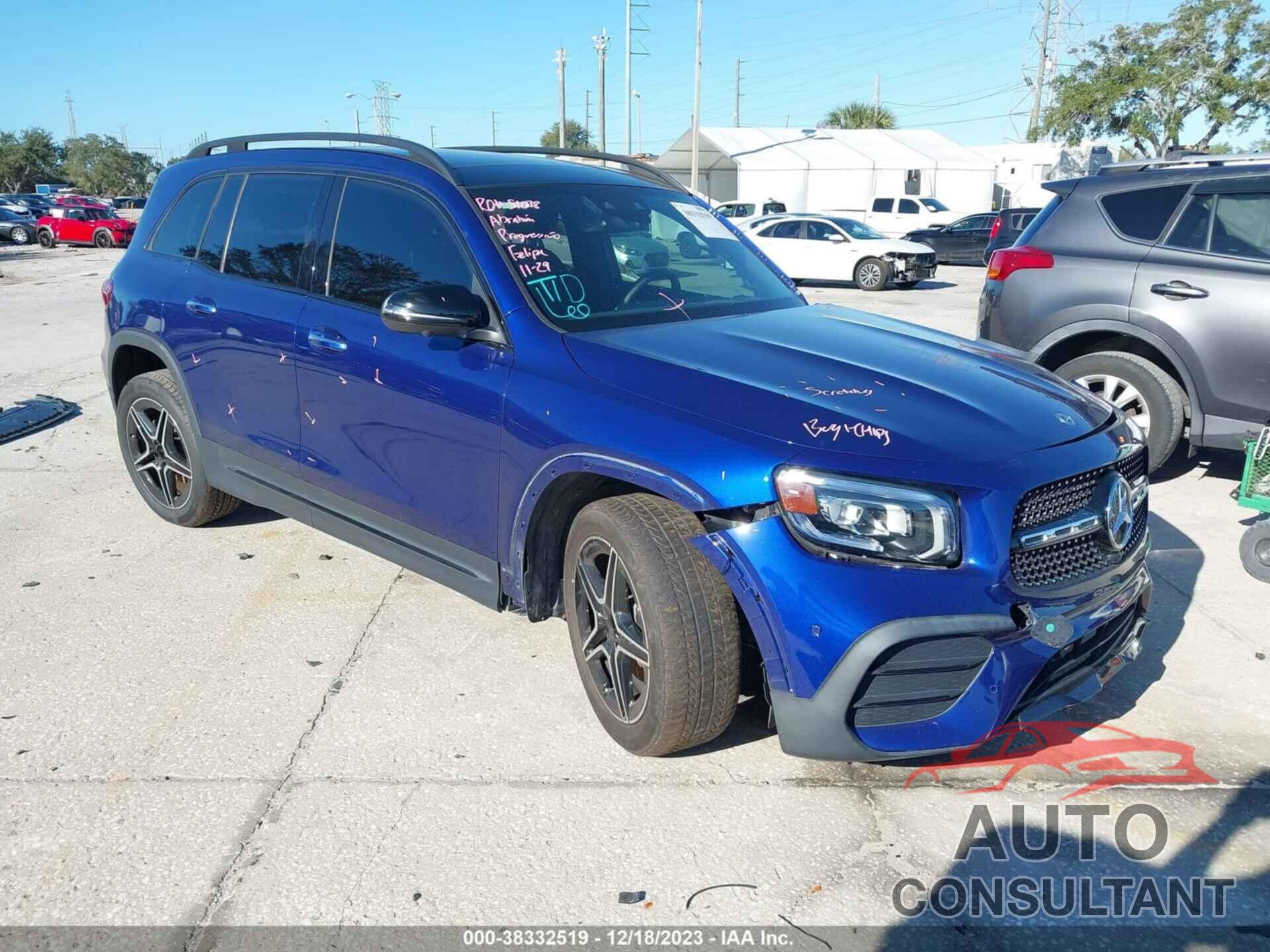 MERCEDES-BENZ GLB 250 2020 - W1N4M4GB8LW040695
