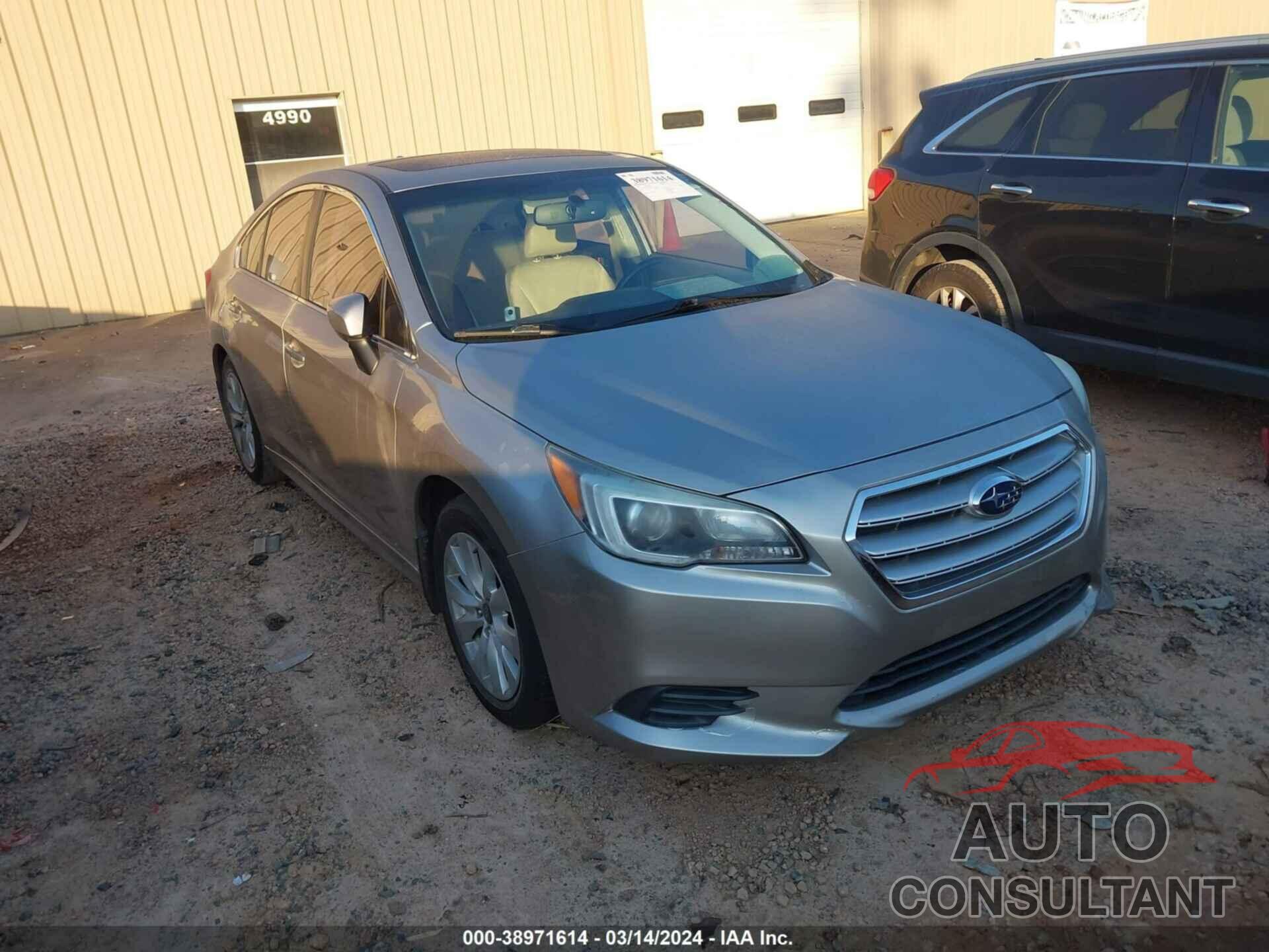 SUBARU LEGACY 2016 - 4S3BNBD64G3035699