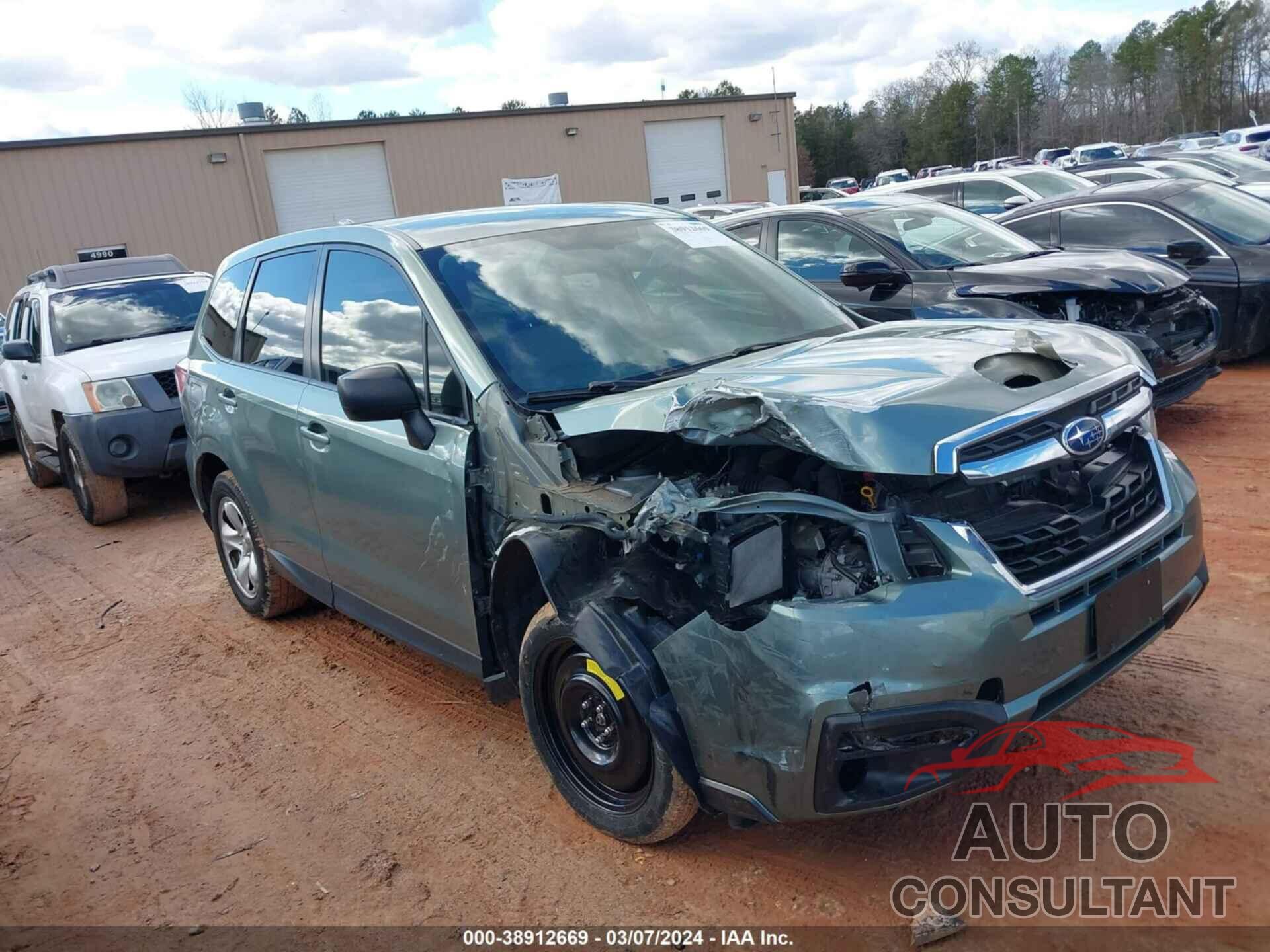 SUBARU FORESTER 2017 - JF2SJAAC7HH508694