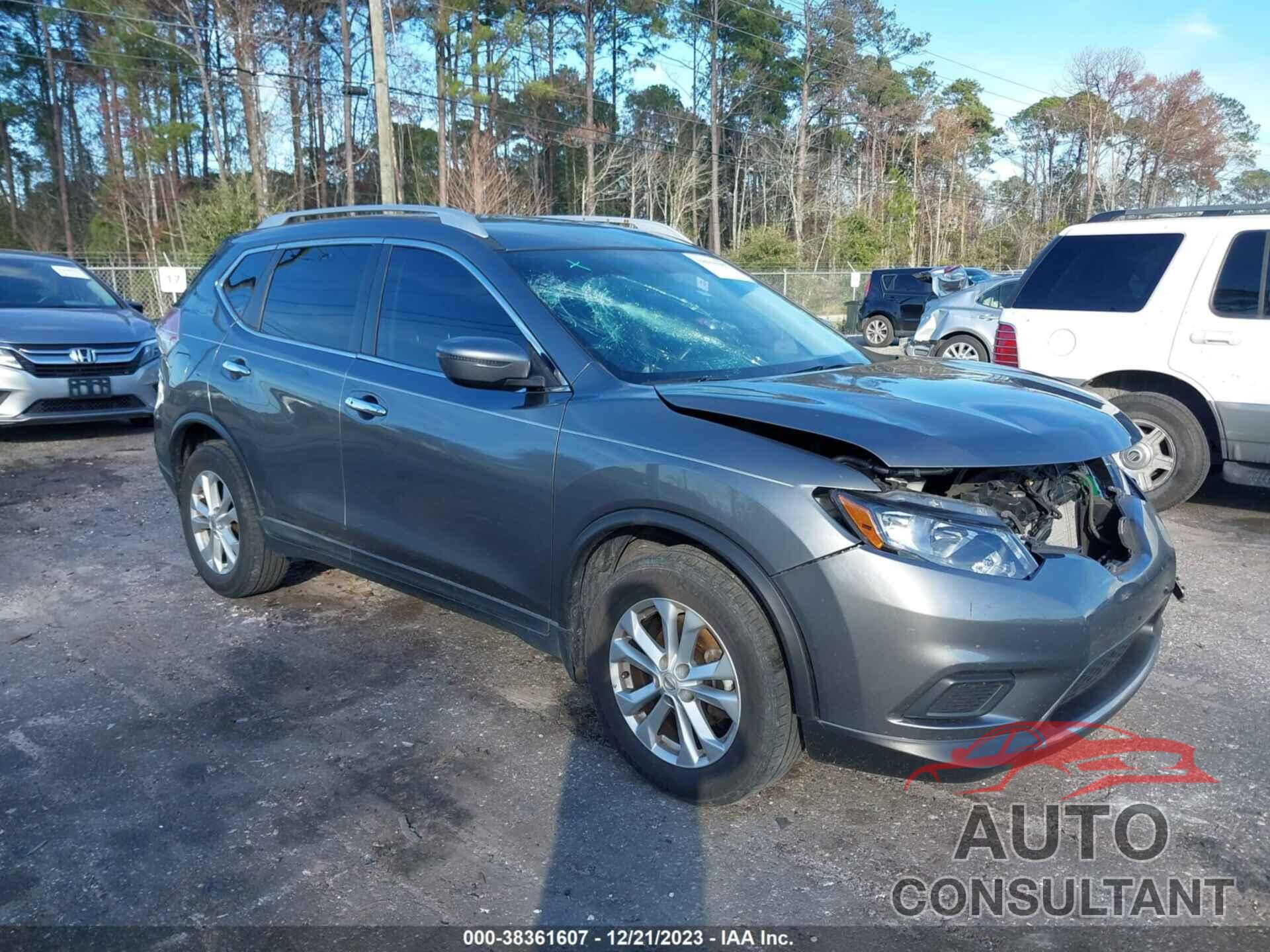 NISSAN ROGUE 2016 - KNMAT2MTXGP627463