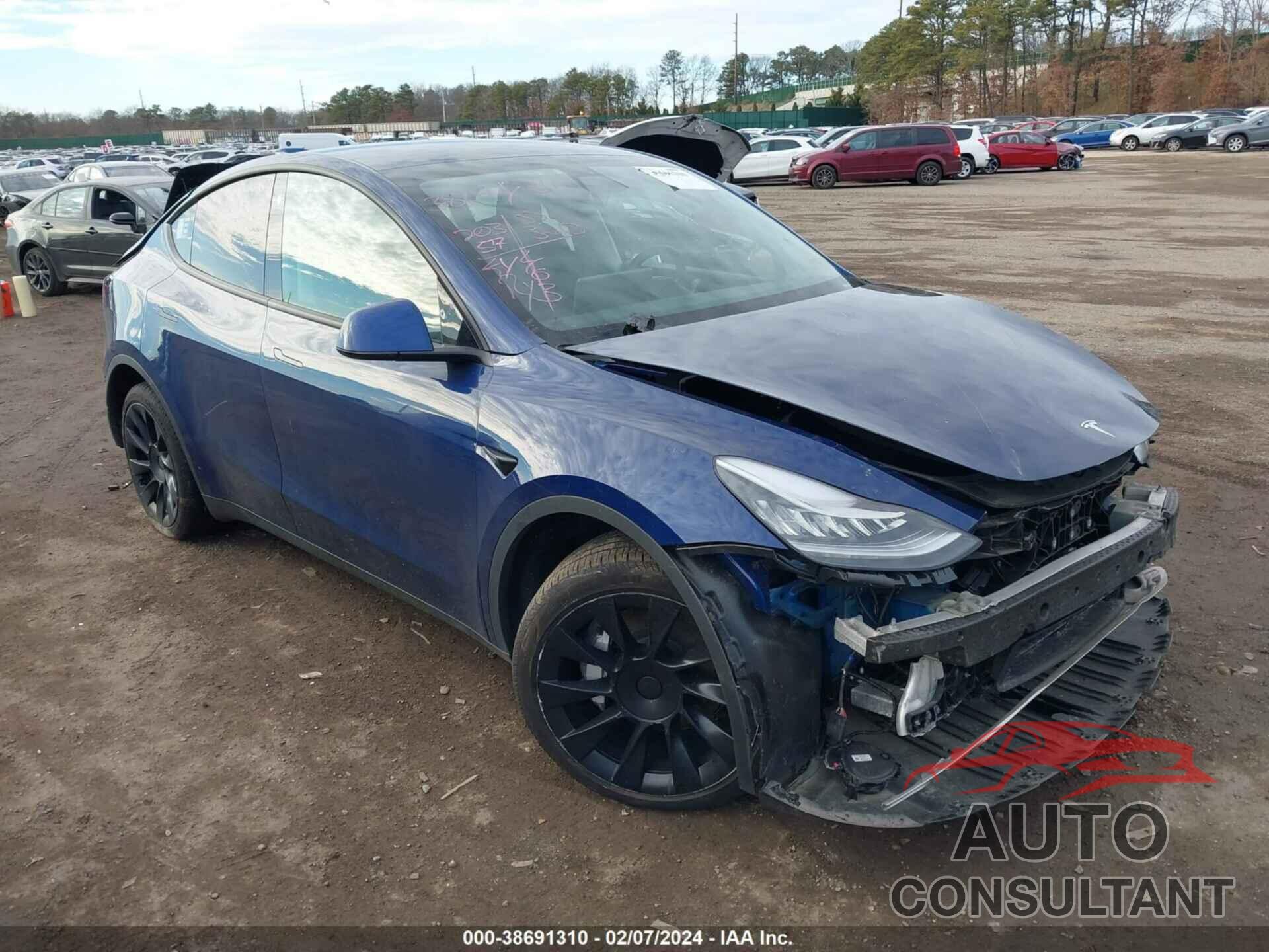 TESLA MODEL Y 2022 - 7SAYGDEE6NF425504