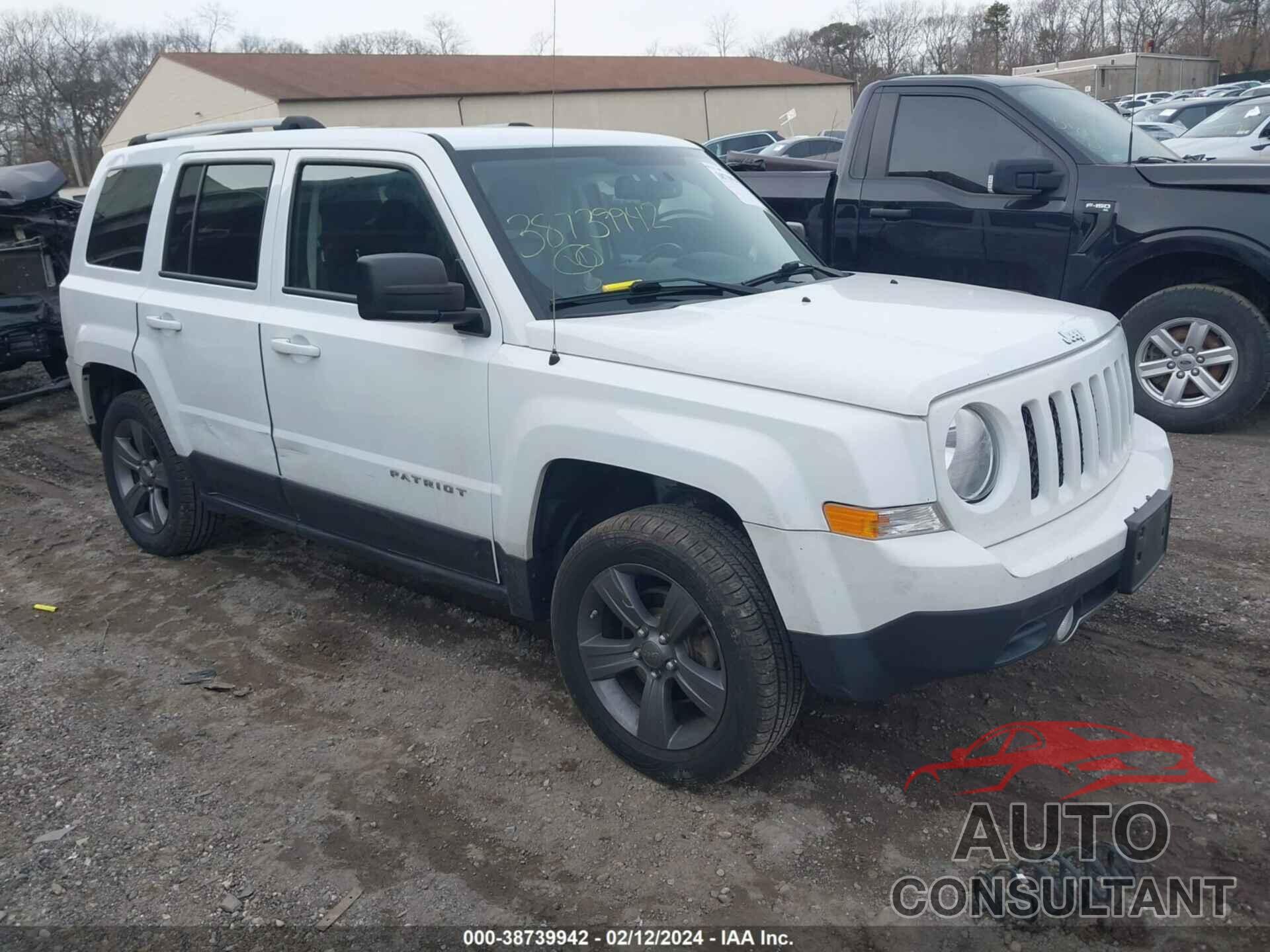 JEEP PATRIOT 2017 - 1C4NJRFB1HD195627