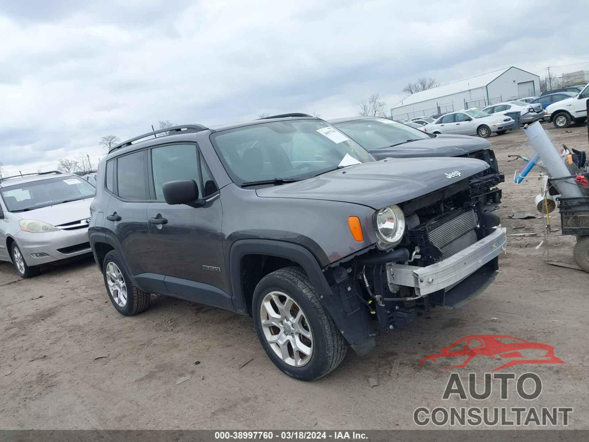 JEEP RENEGADE 2018 - ZACCJBAB7JPJ33191