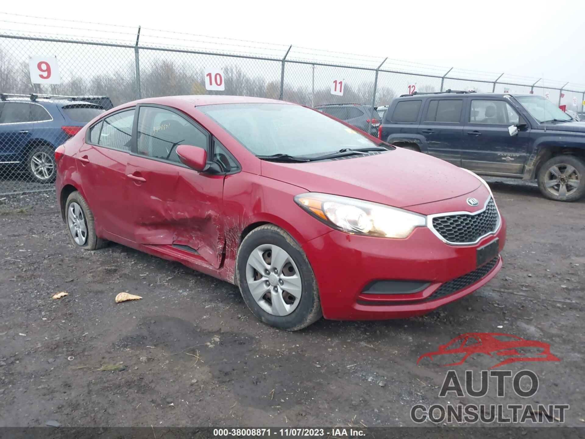 KIA FORTE 2016 - KNAFX4A66G5537580