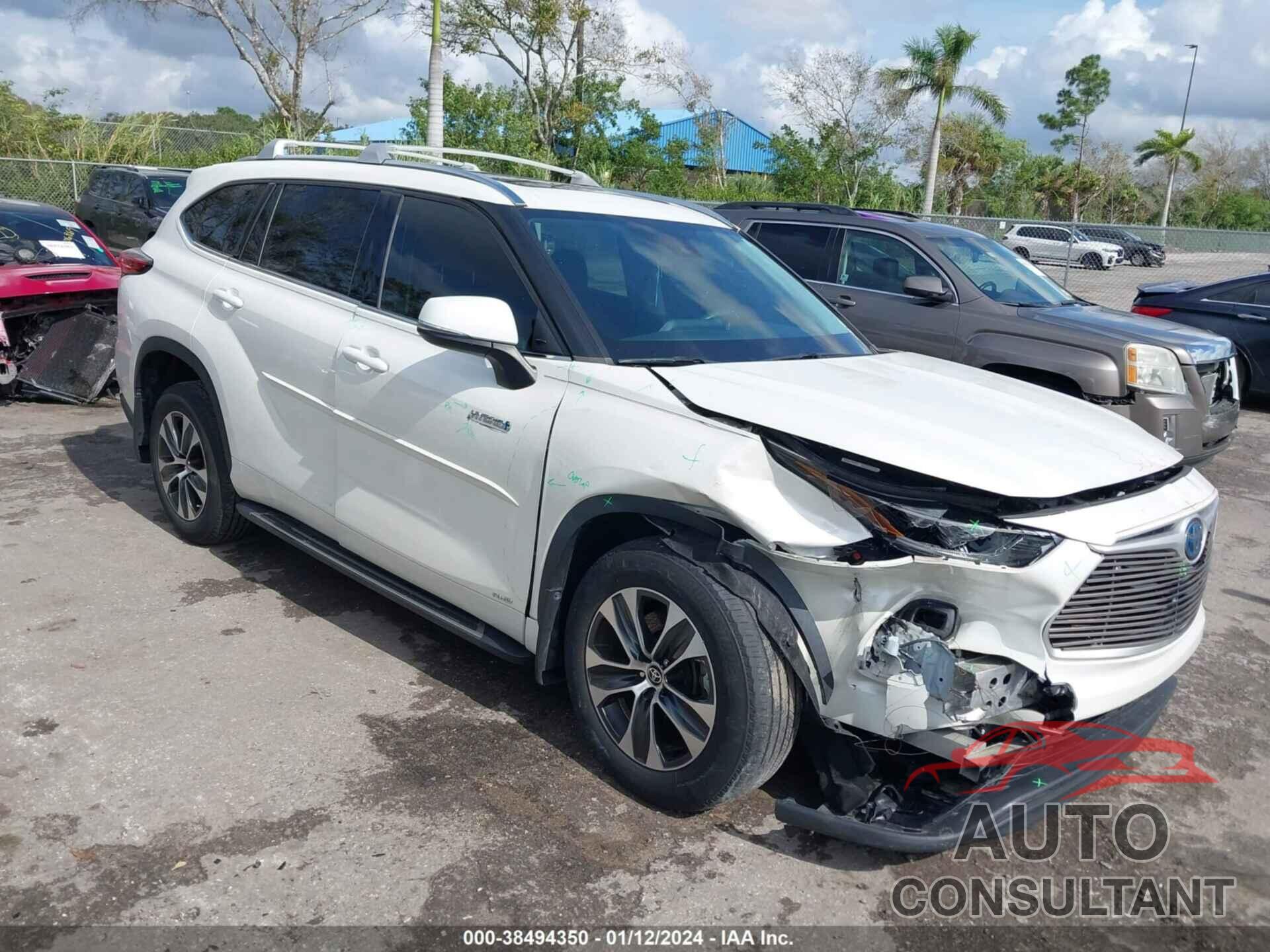 TOYOTA HIGHLANDER 2021 - 5TDHBRCH2MS048640