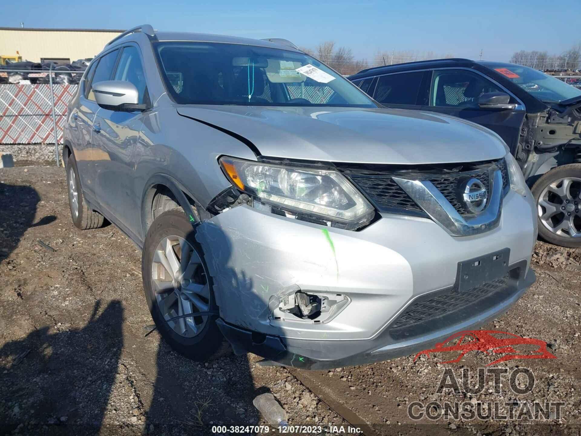 NISSAN ROGUE 2016 - KNMAT2MV8GP612025