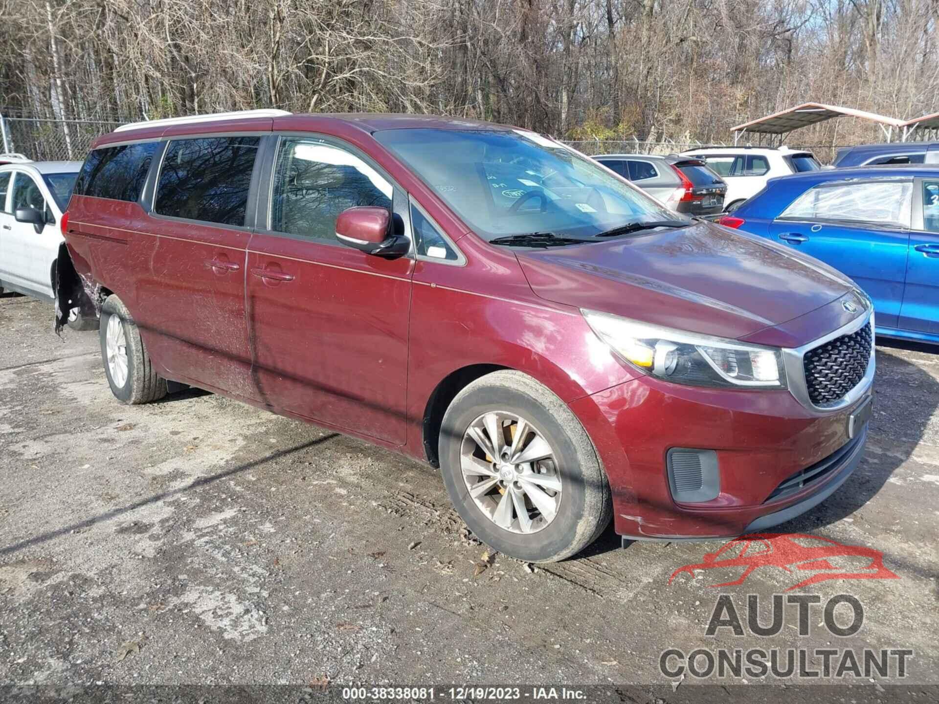 KIA SEDONA 2016 - KNDMB5C10G6110809