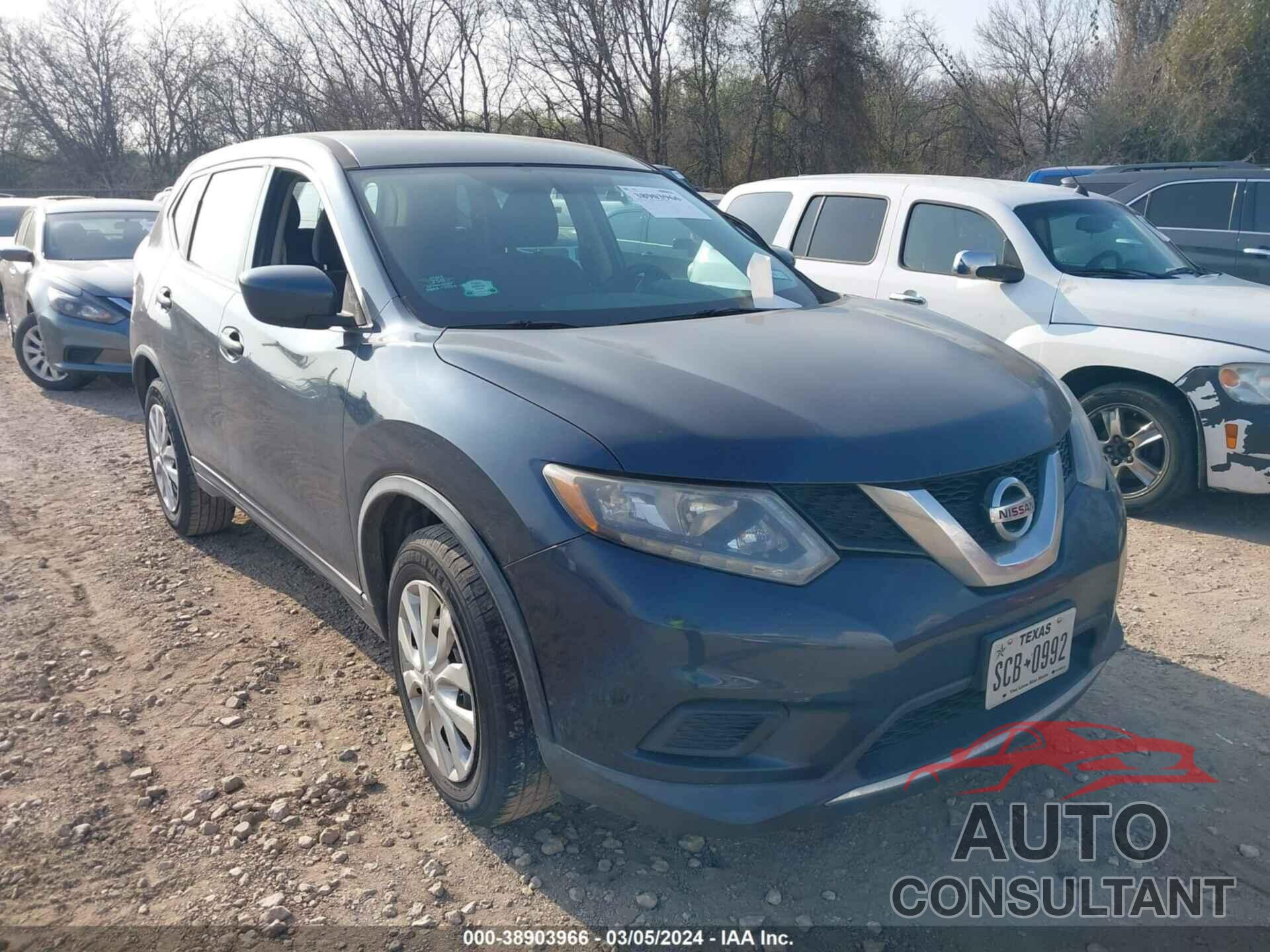 NISSAN ROGUE 2016 - KNMAT2MT8GP655715