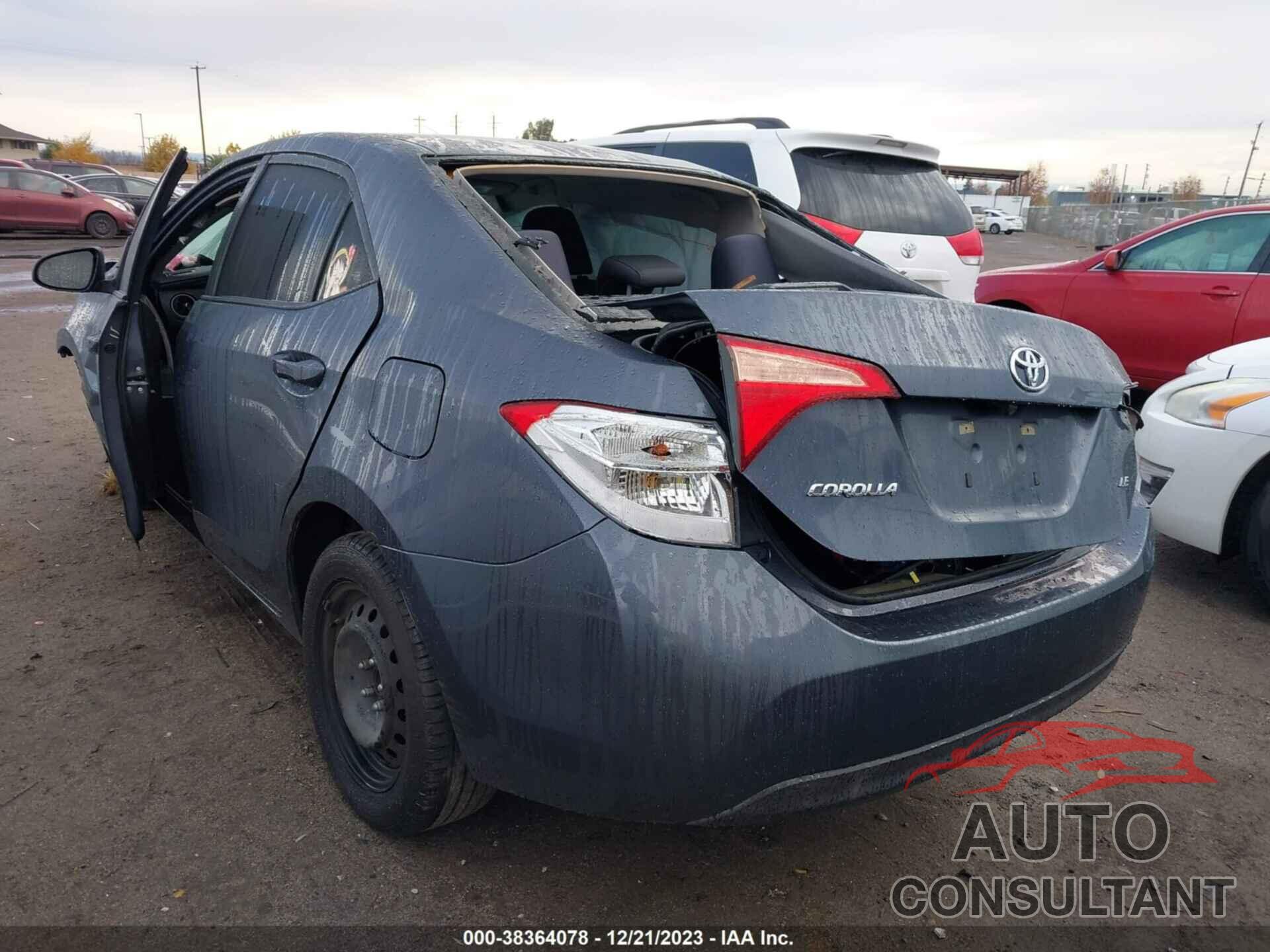 TOYOTA COROLLA 2017 - 5YFBURHE5HP641311