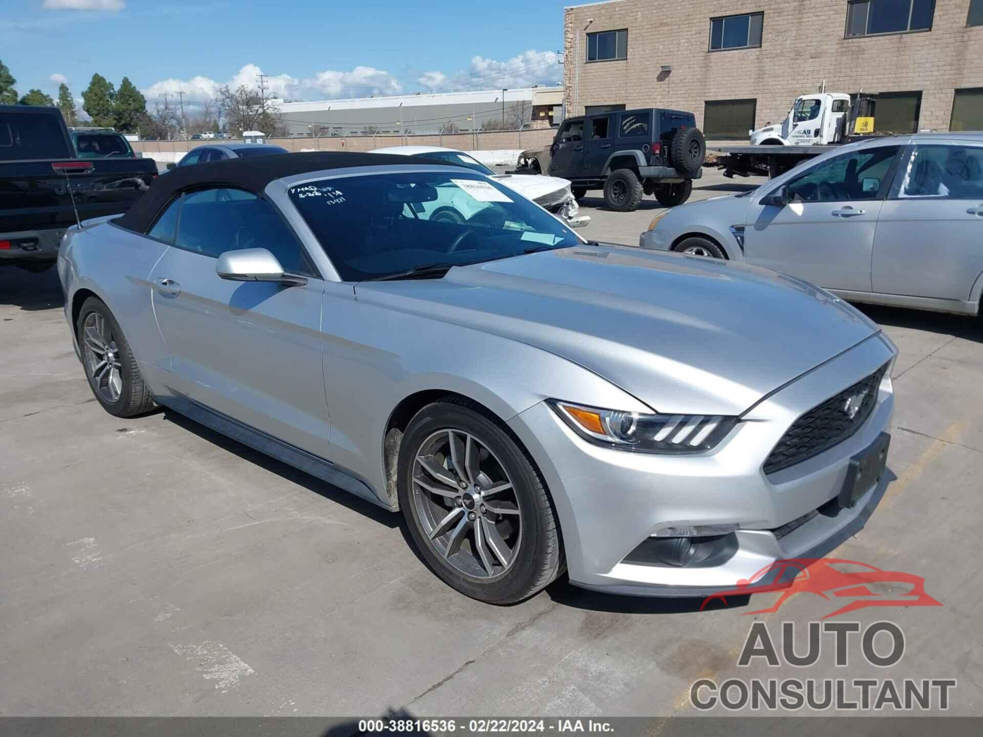 FORD MUSTANG 2016 - 1FATP8UH9G5318693