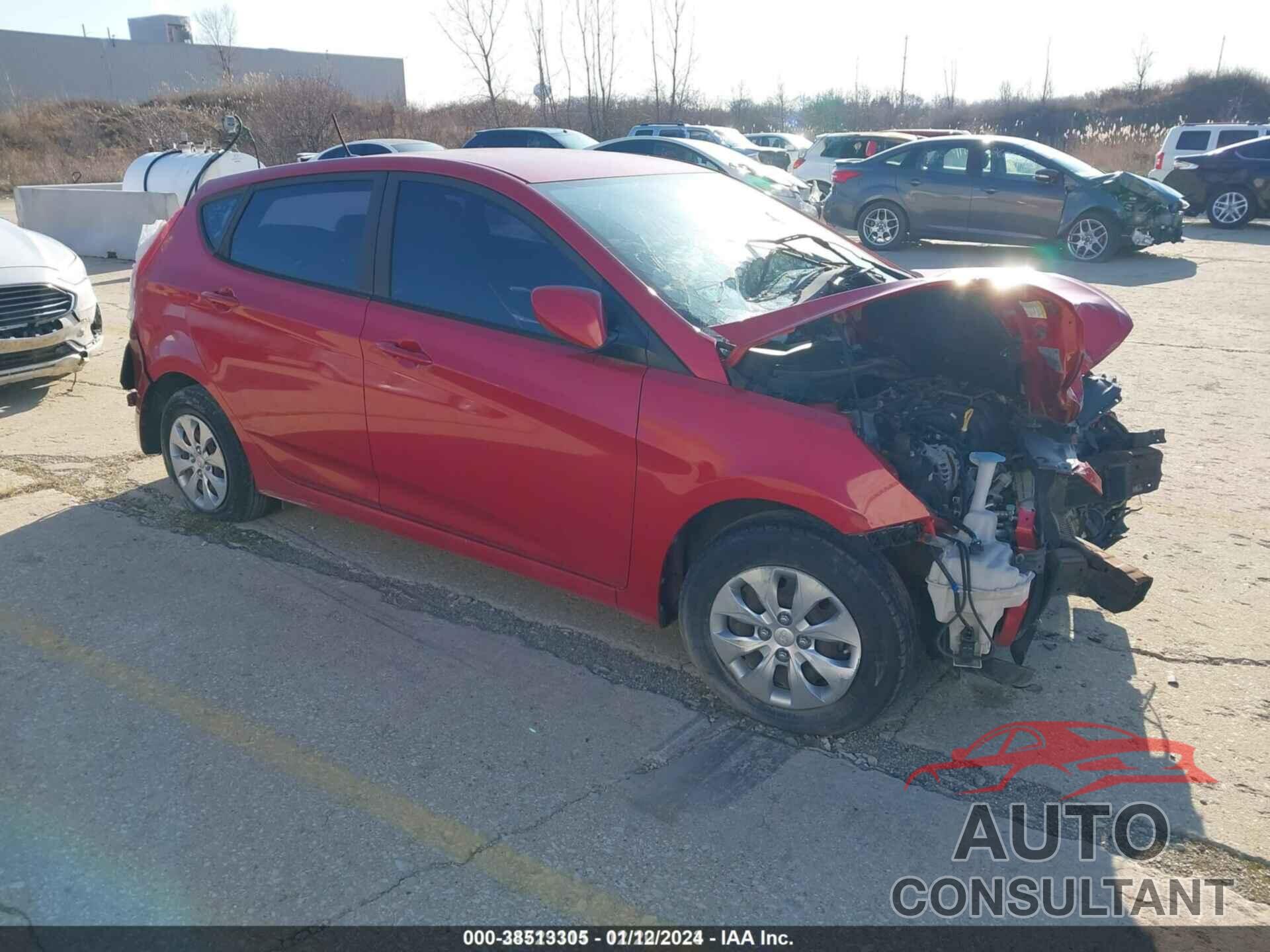 HYUNDAI ACCENT 2016 - KMHCT5AE0GU284577