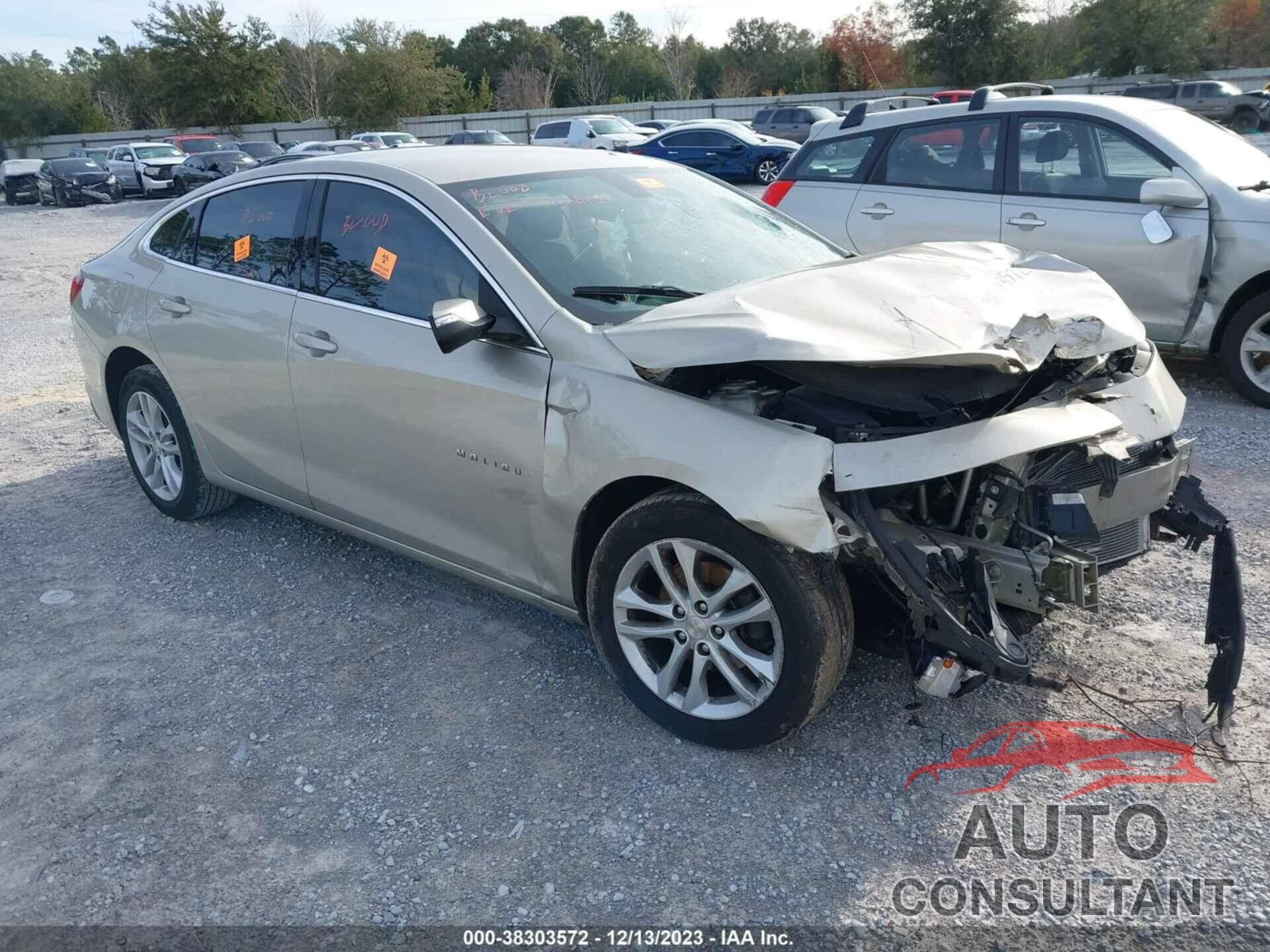 CHEVROLET MALIBU 2016 - 1G1ZE5ST3GF247333