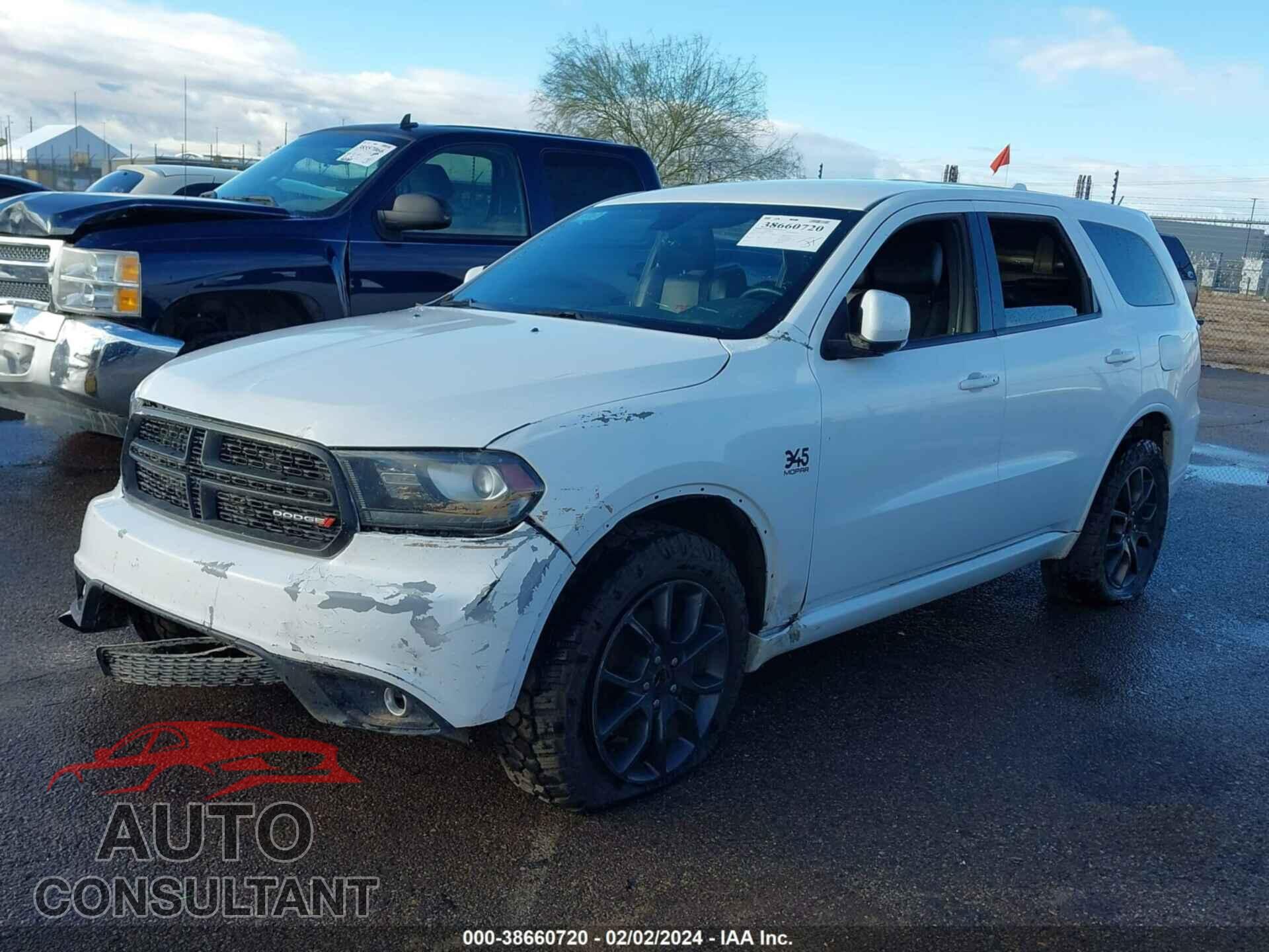 DODGE DURANGO 2017 - 1C4SDHCT0HC774714