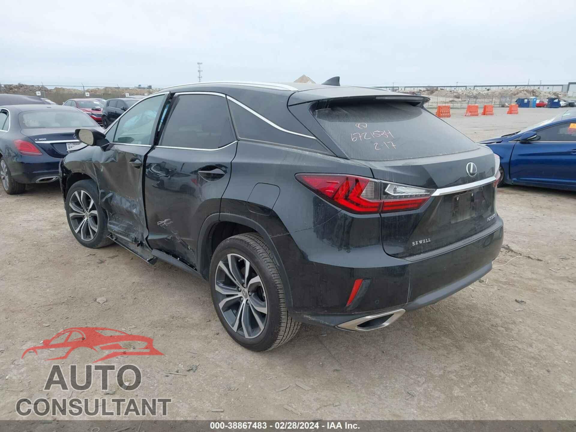LEXUS RX 350 2017 - 2T2ZZMCA5HC089148