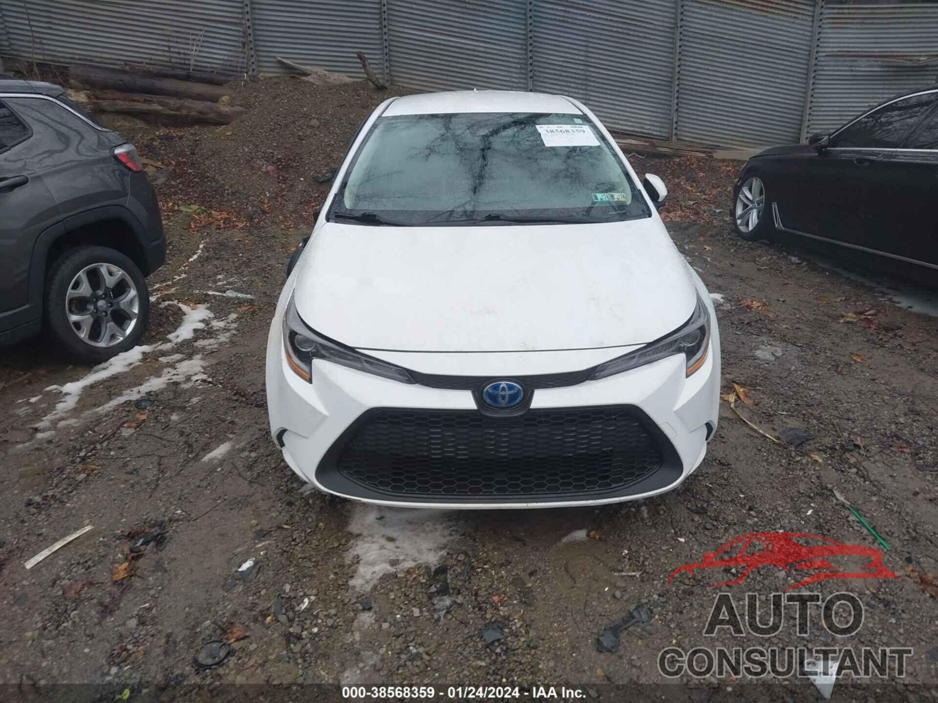 TOYOTA COROLLA 2020 - JTDEBRBE2LJ000481