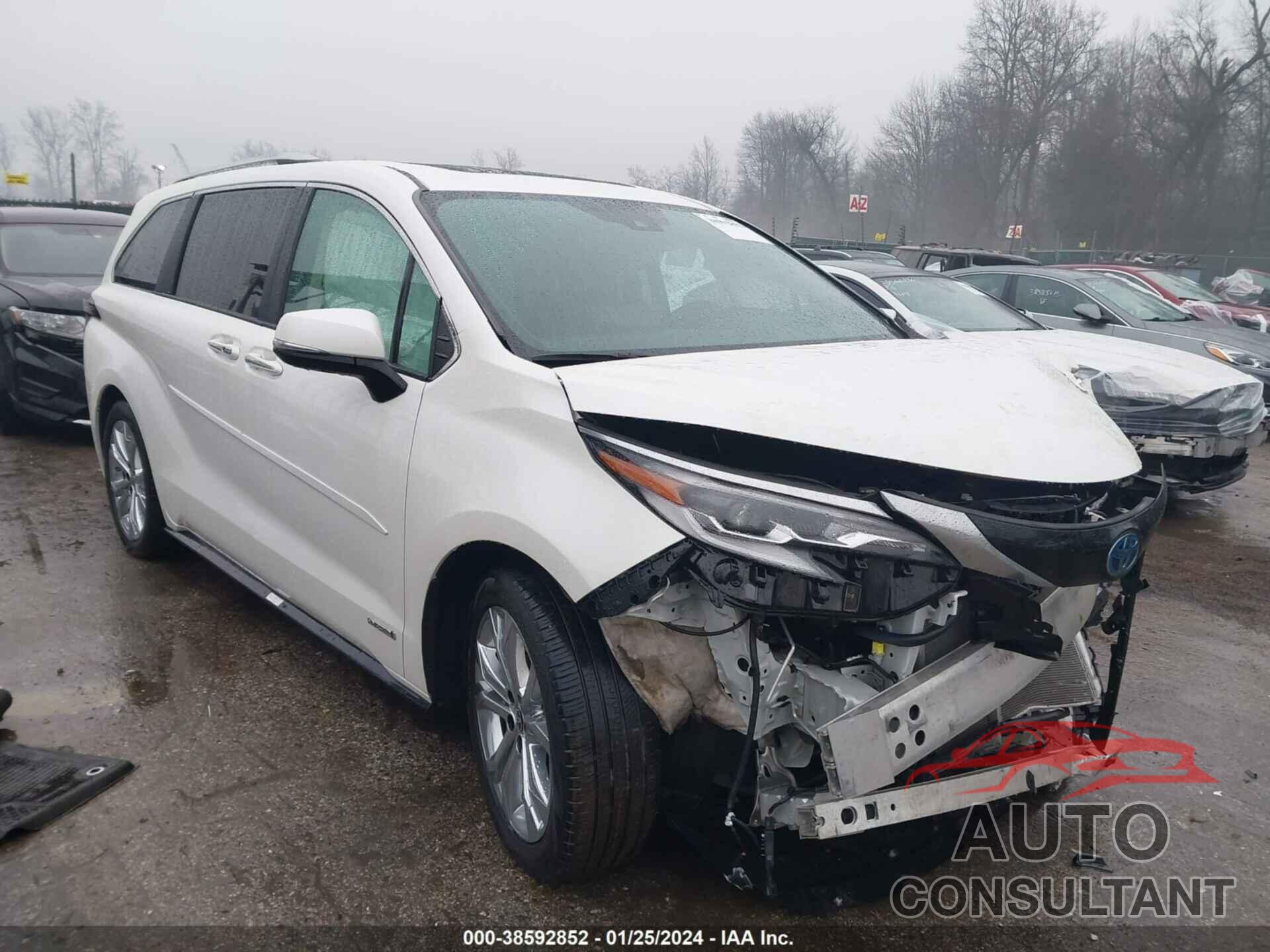 TOYOTA SIENNA 2021 - 5TDERKEC0MS006572