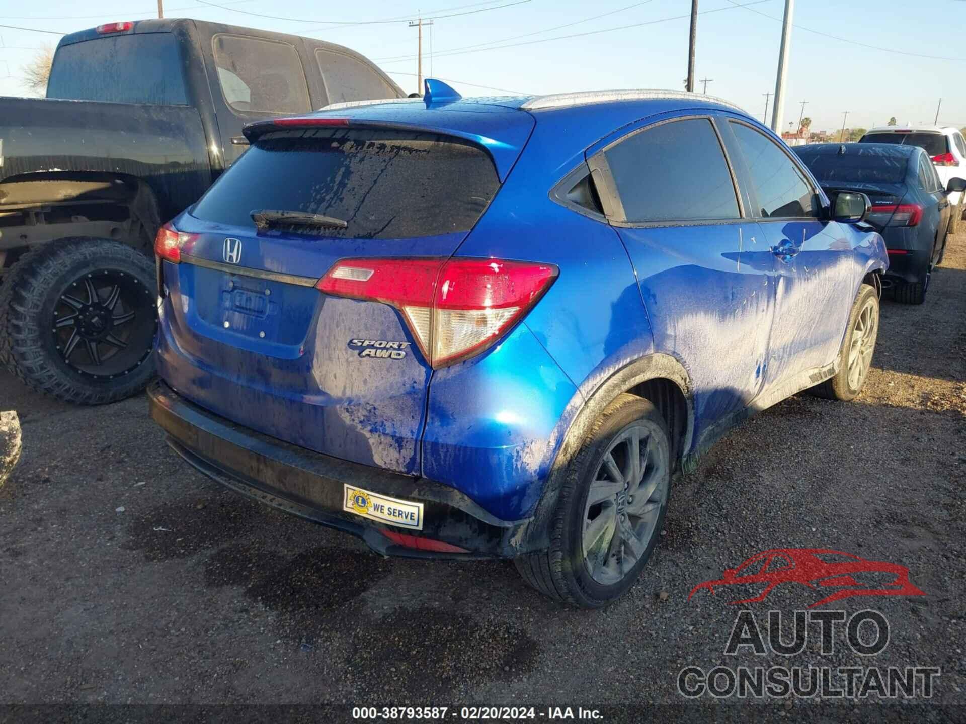 HONDA HR-V 2022 - 3CZRU6H12NM736111