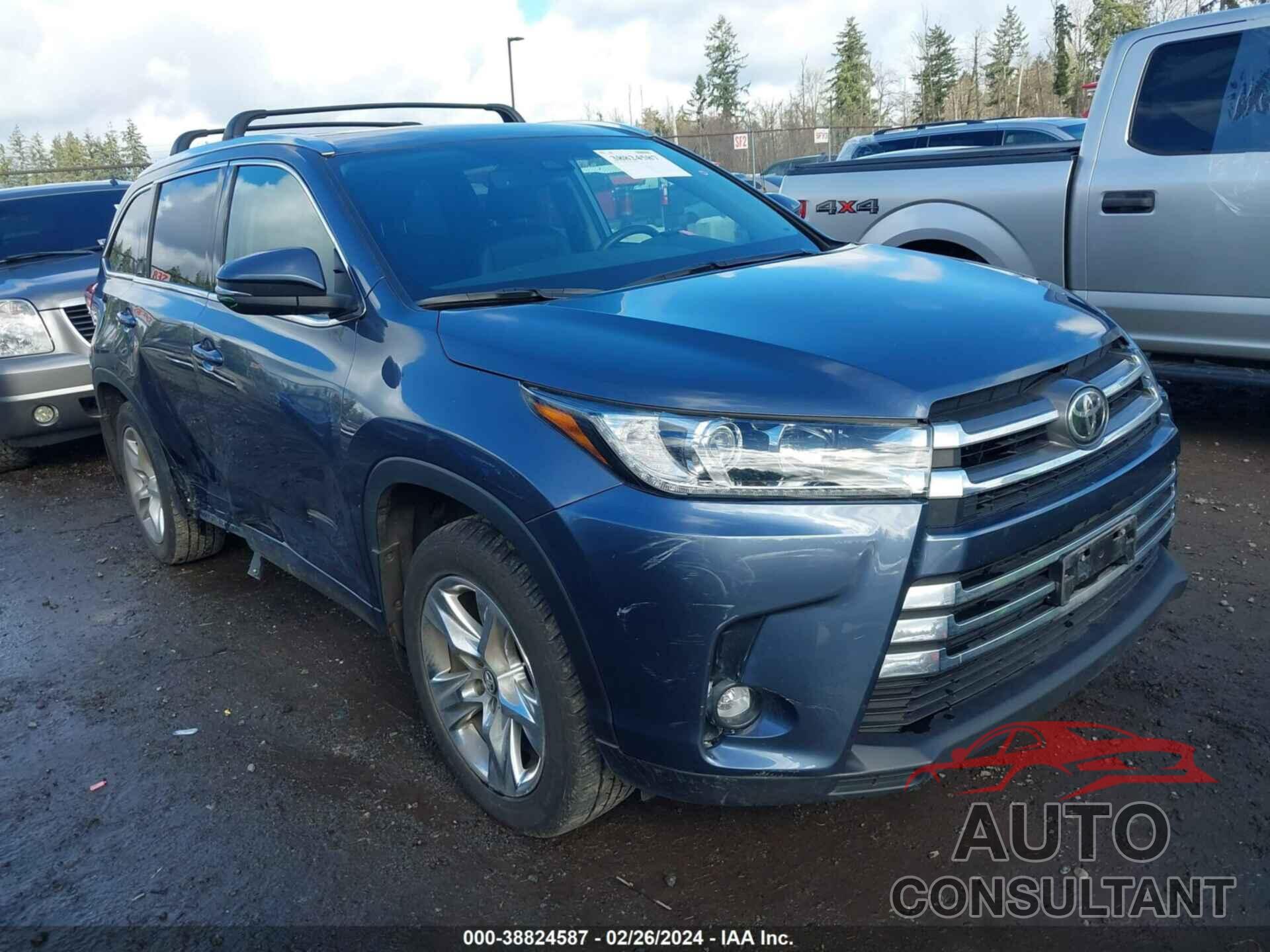 TOYOTA HIGHLANDER 2019 - 5TDDZRFH7KS982392