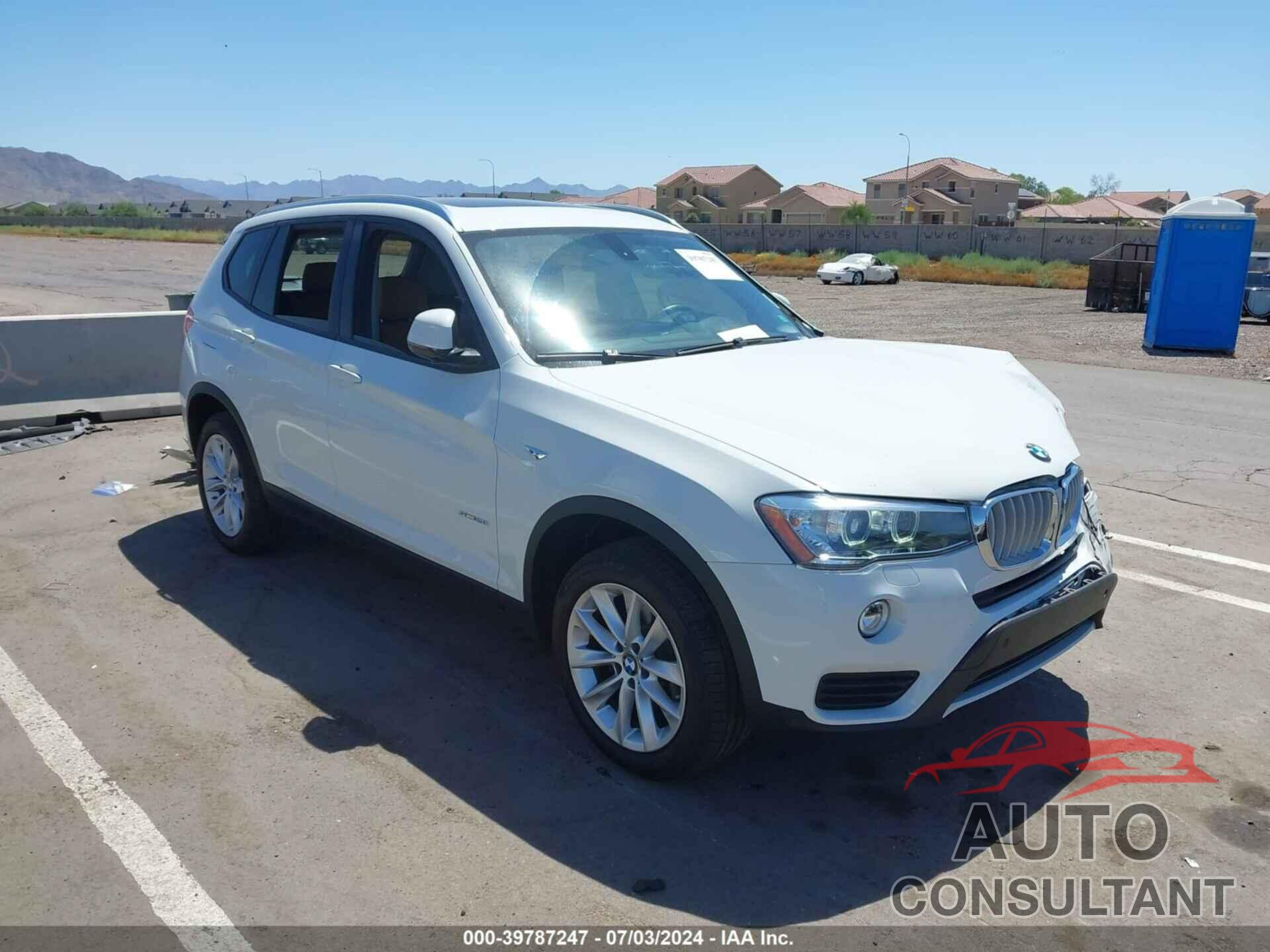 BMW X3 2017 - 5UXWZ7C53H0U44970