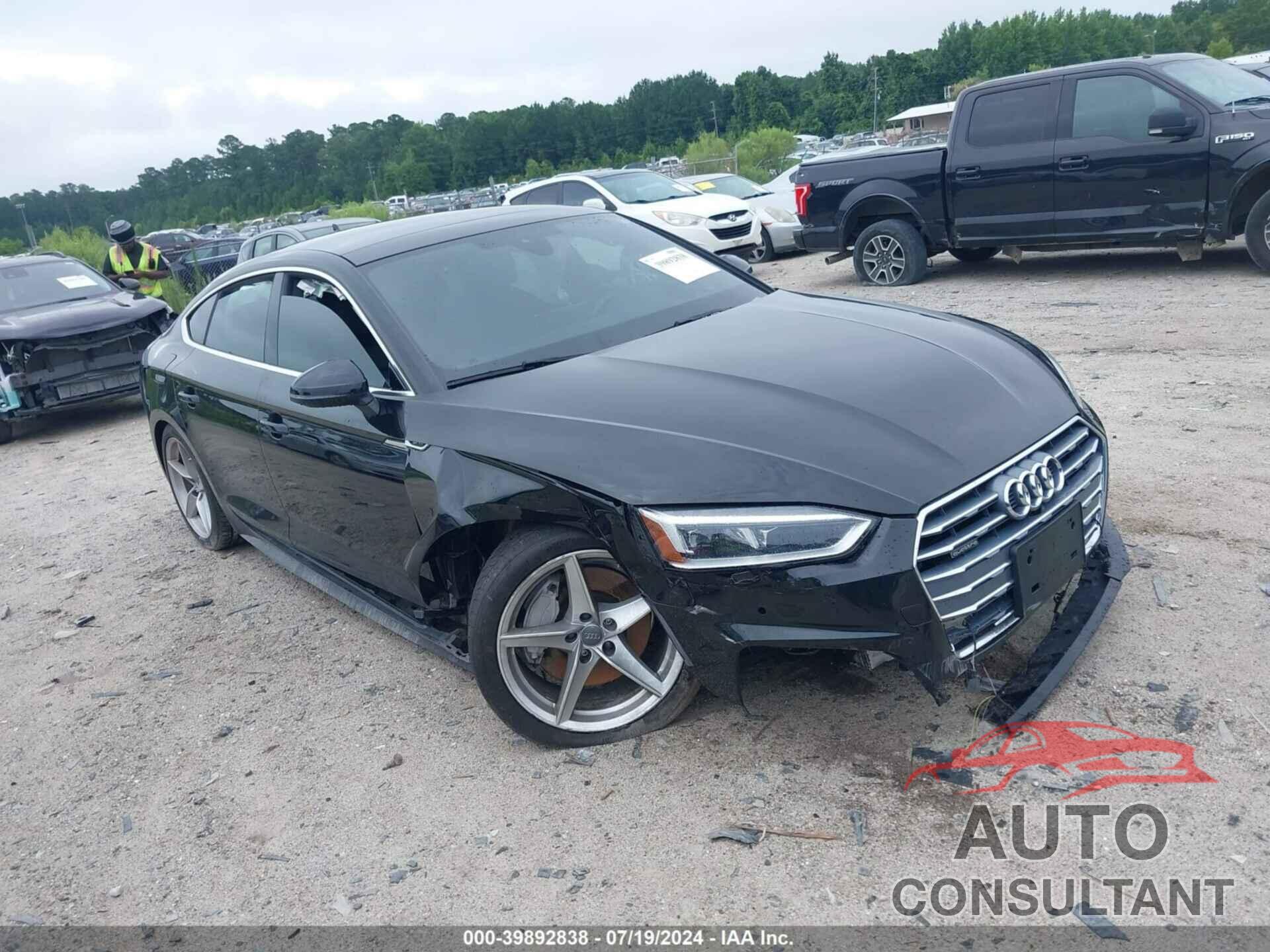 AUDI A5 SPORTBACK 2018 - WAUFNCF58JA134182