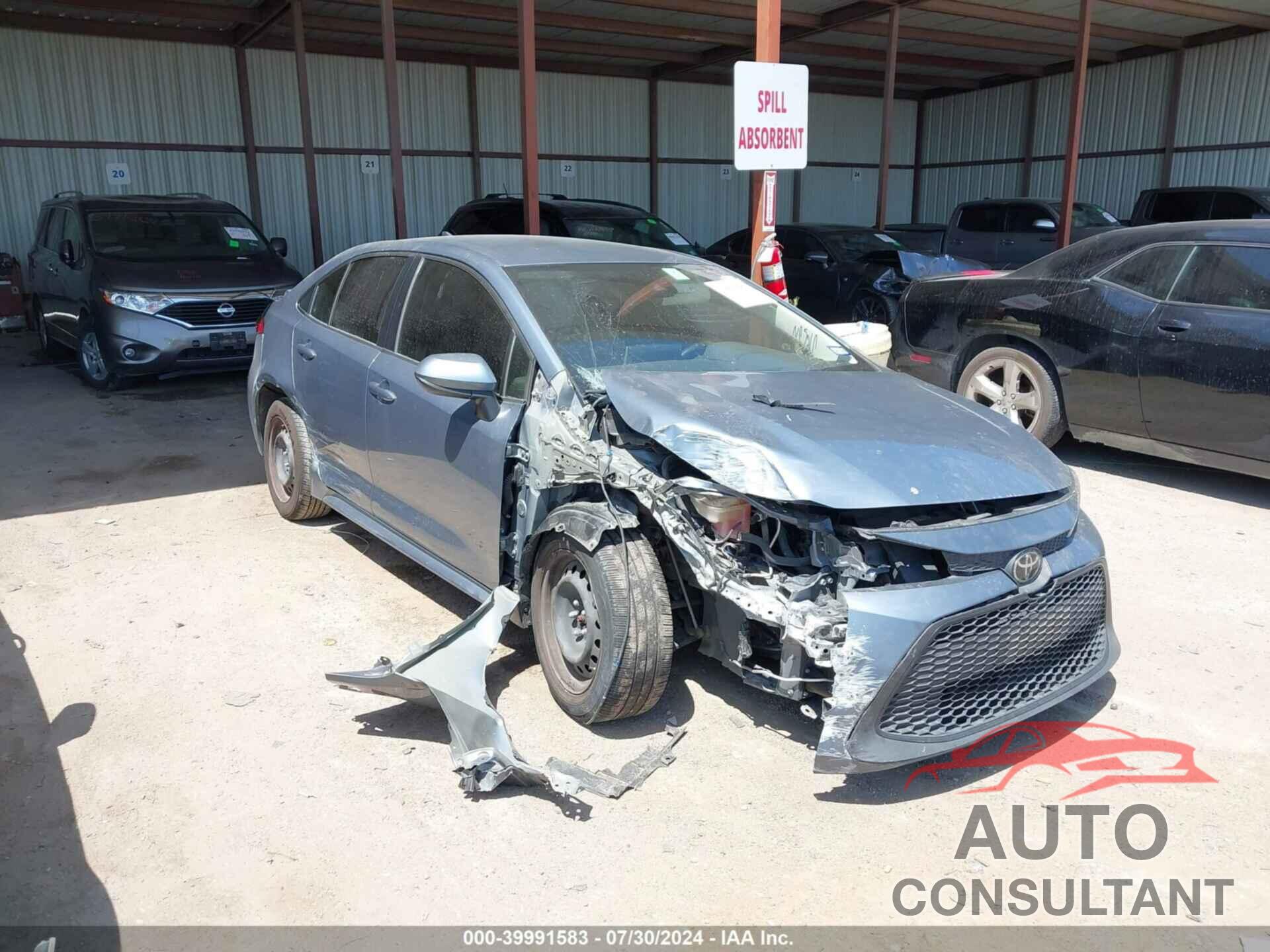 TOYOTA COROLLA 2021 - JTDEPMAE7MJ129579