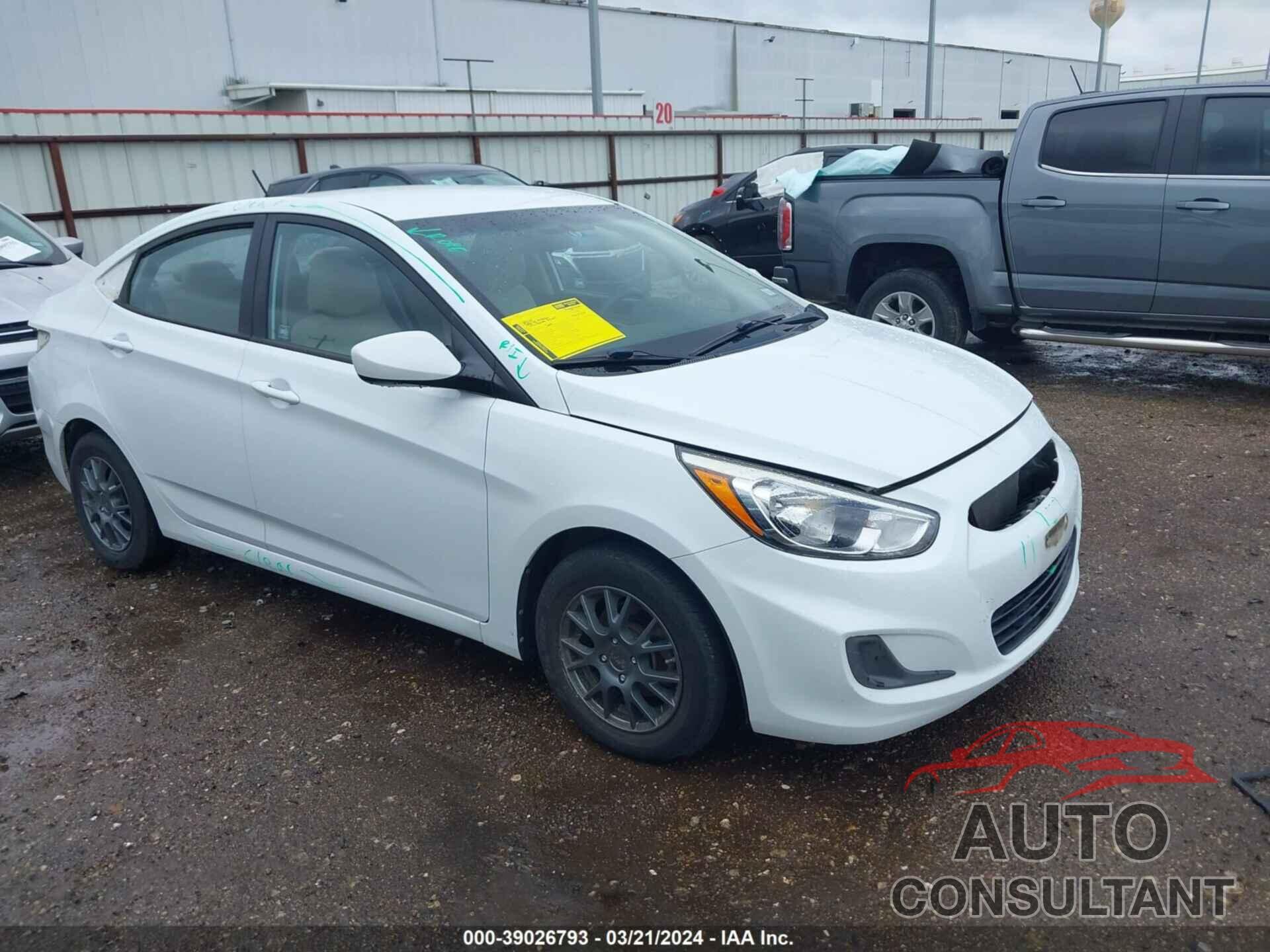 HYUNDAI ACCENT 2016 - KMHCT4AE7GU134475