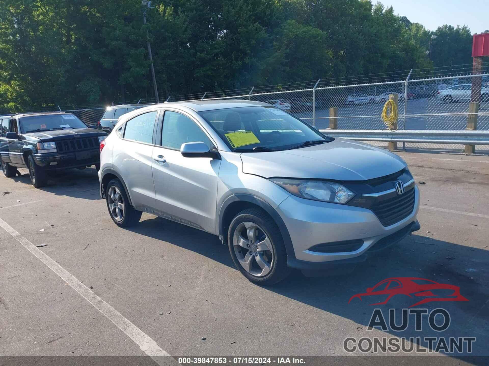 HONDA HR-V 2016 - 3CZRU6H35GM742599