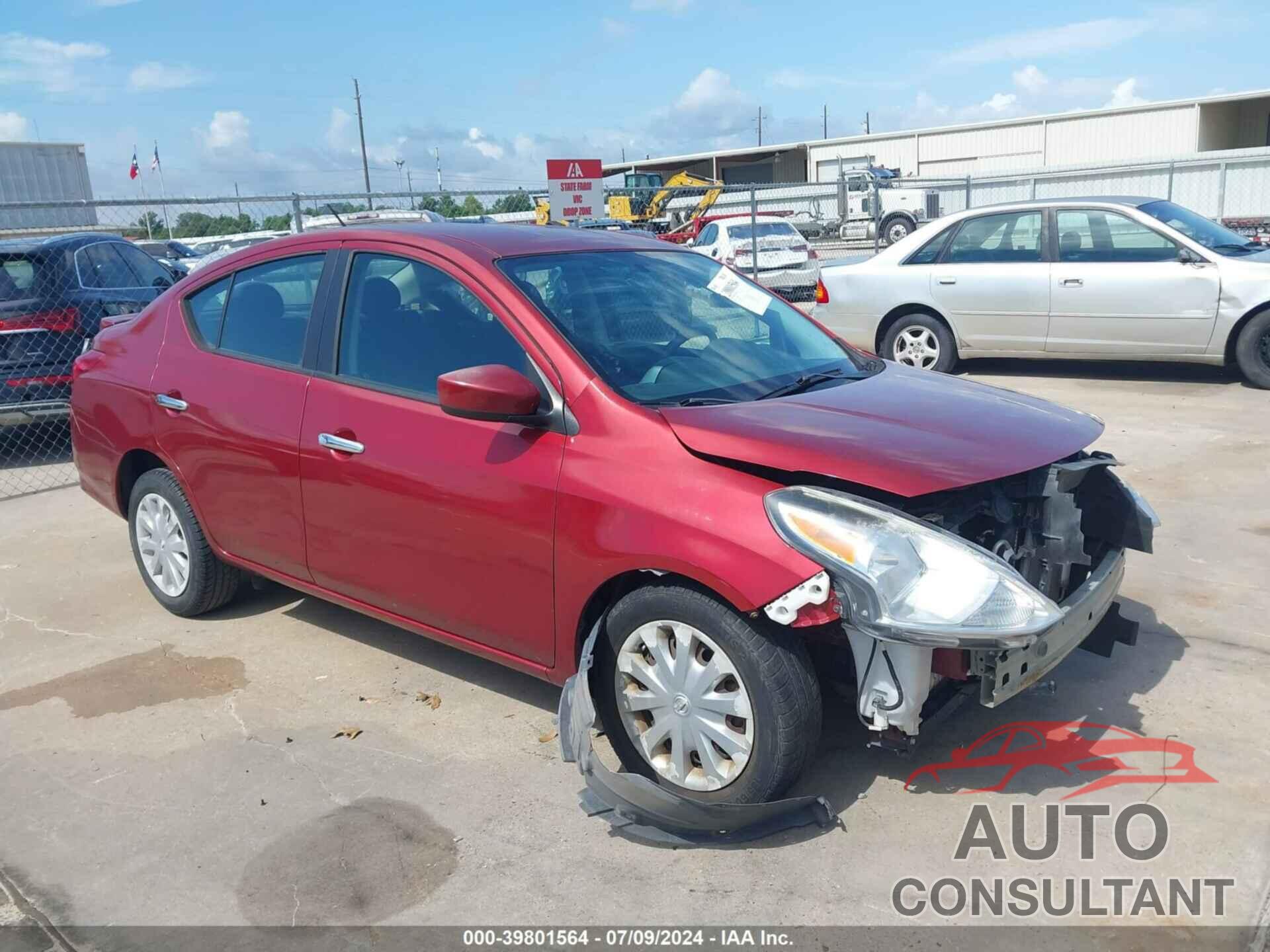 NISSAN VERSA 2016 - 3N1CN7AP4GL834100