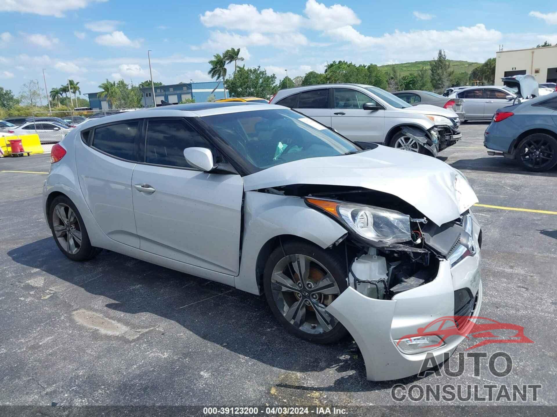 HYUNDAI VELOSTER 2016 - KMHTC6AD3GU266328