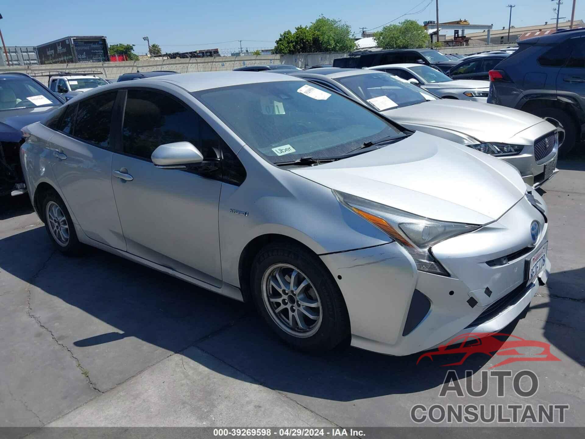 TOYOTA PRIUS 2018 - JTDKBRFU5J3070806