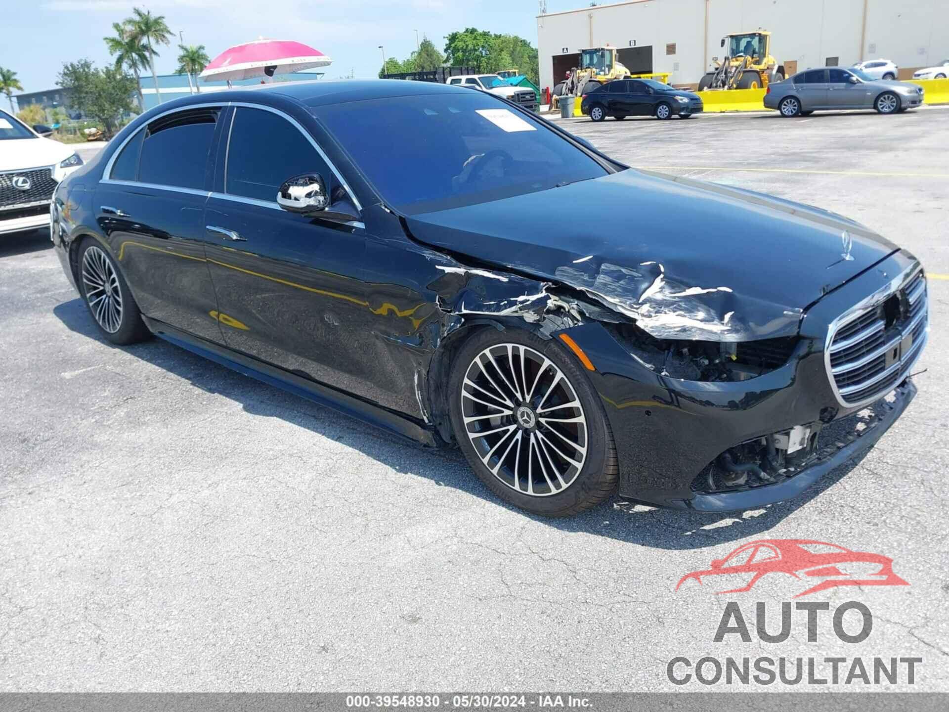 MERCEDES-BENZ S 580 2022 - W1K6G7GB5NA096611