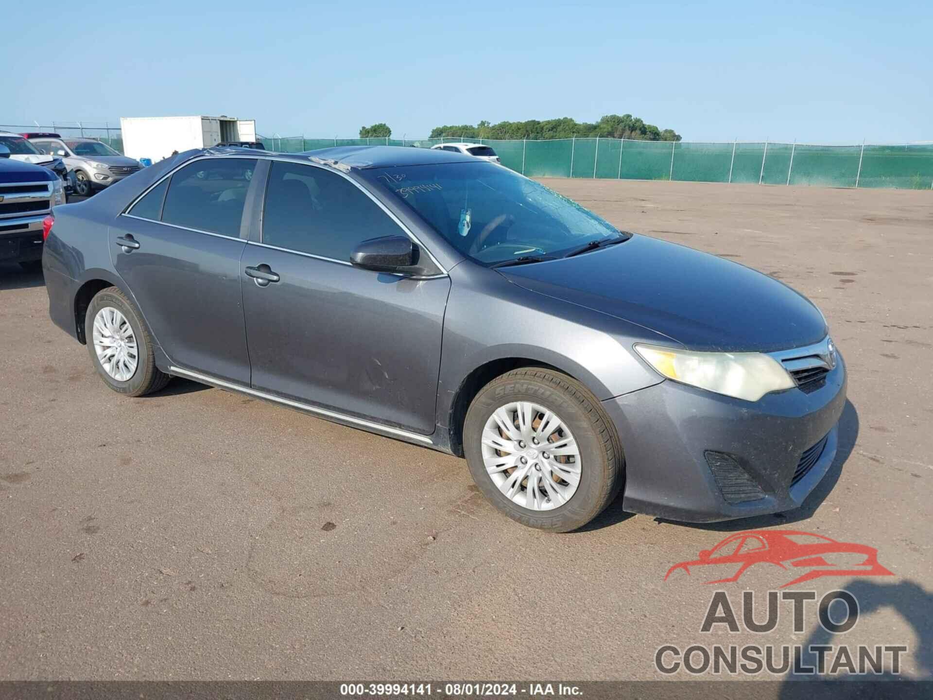 TOYOTA CAMRY 2012 - 4T1BF1FKXCU048572