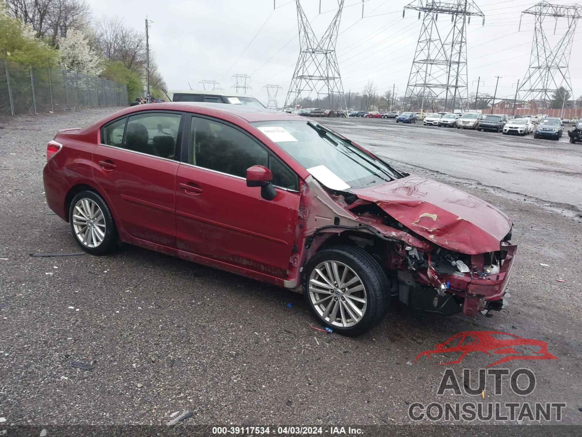 SUBARU IMPREZA 2016 - JF1GJAF69GH009861