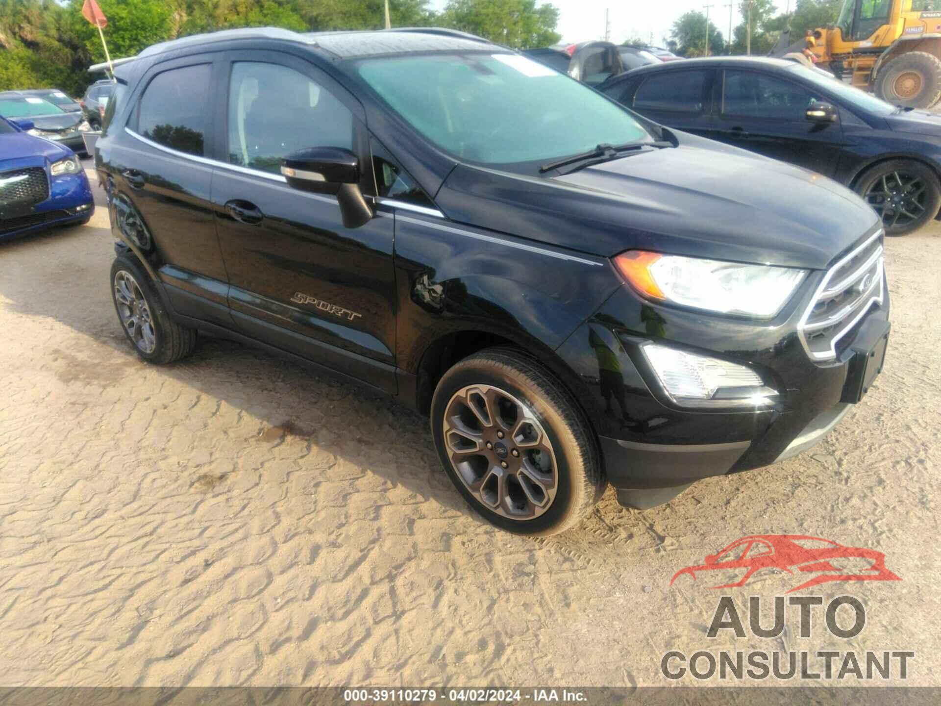 FORD ECOSPORT 2020 - MAJ6S3KL7LC334032