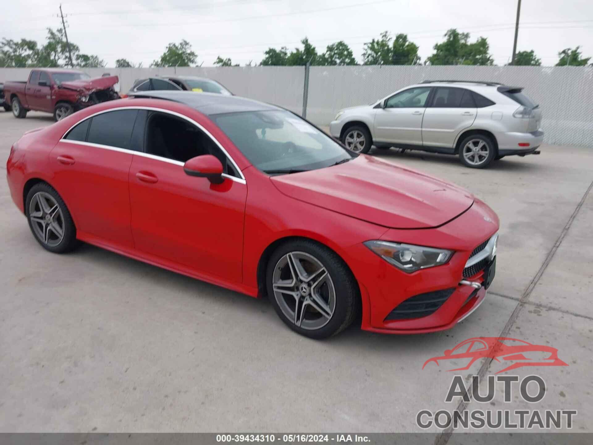 MERCEDES-BENZ CLA 250 2020 - WDD5J4HBXLN034802