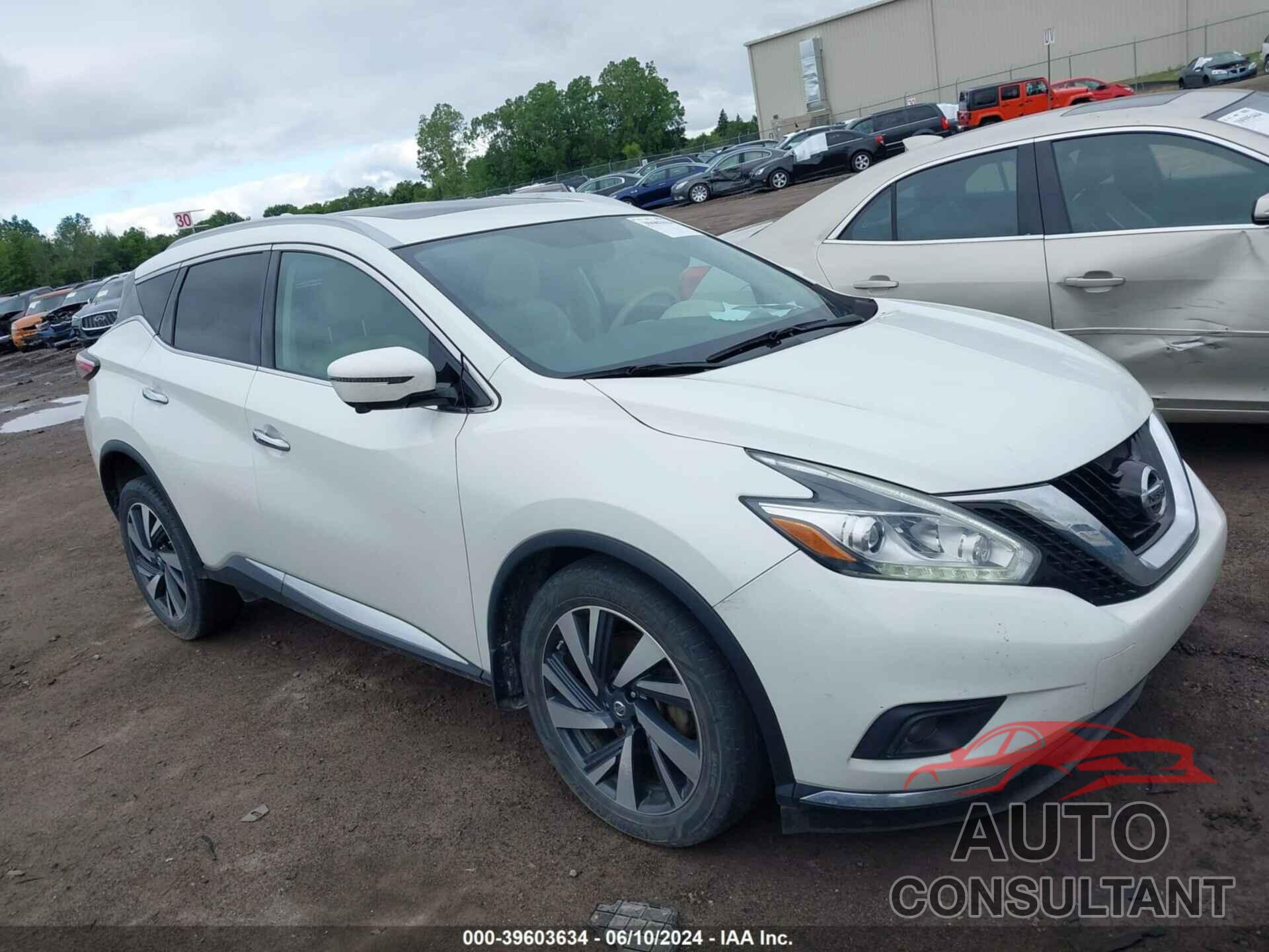 NISSAN MURANO 2018 - 5N1AZ2MH3JN155972