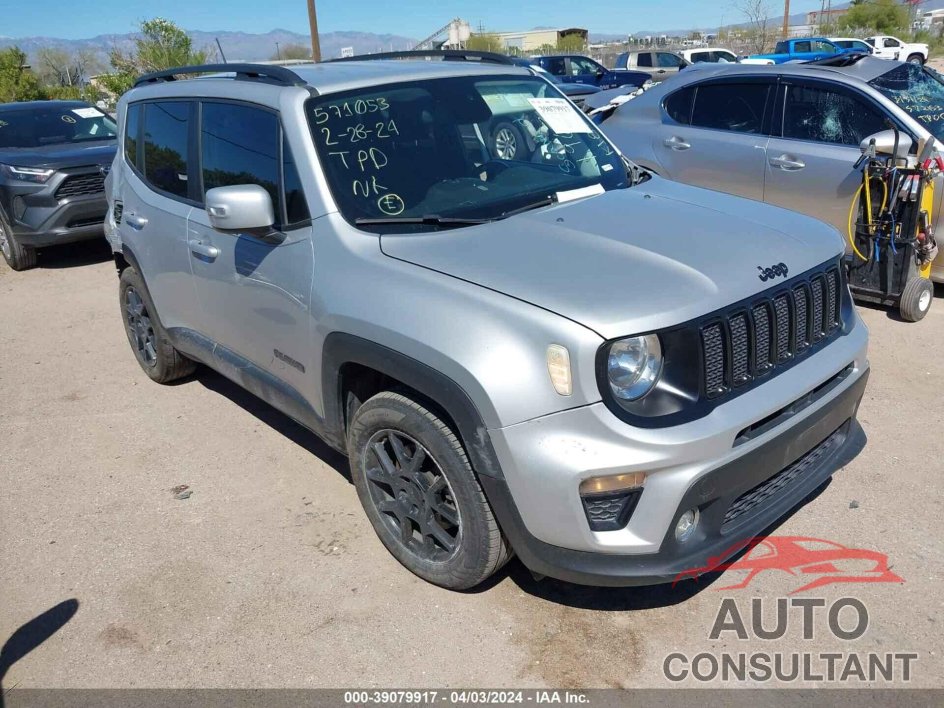 JEEP RENEGADE 2019 - ZACNJABB7KPK18230