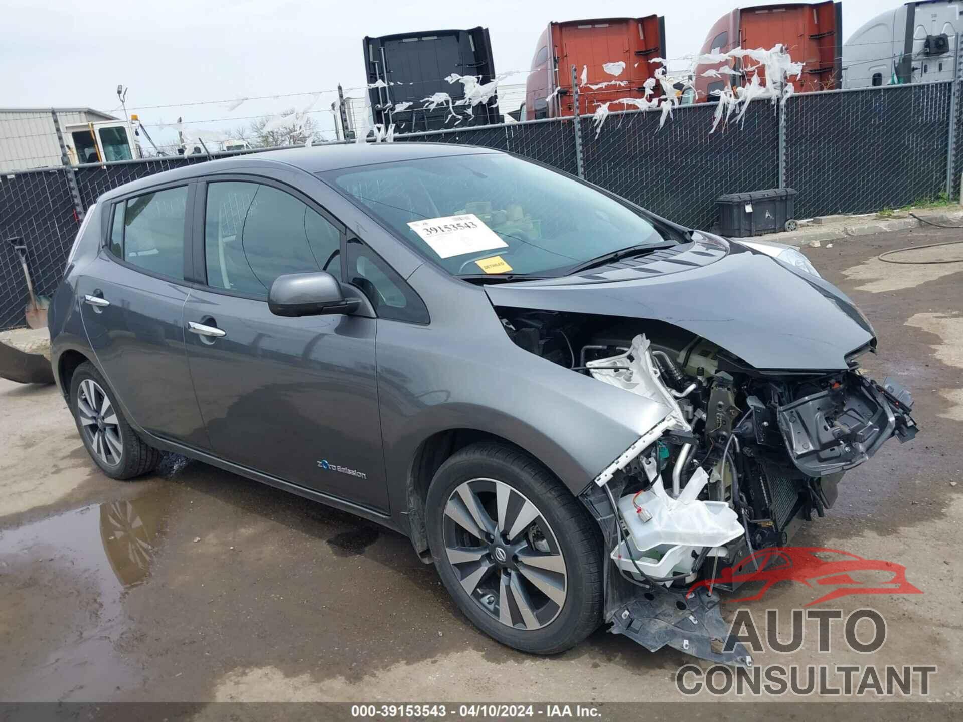 NISSAN LEAF 2017 - 1N4BZ0CPXHC303536