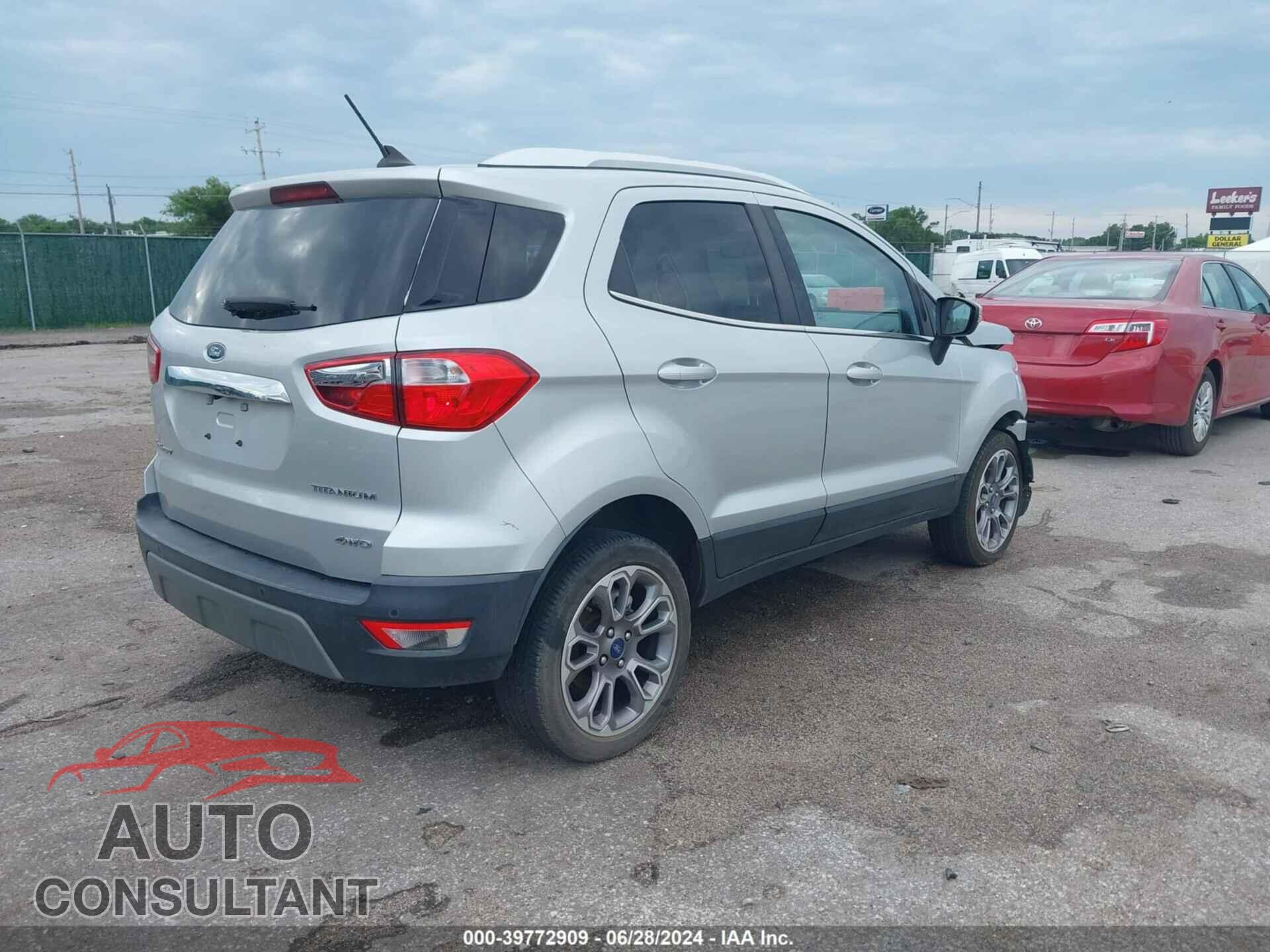 FORD ECOSPORT 2020 - MAJ6S3KL7LC347380