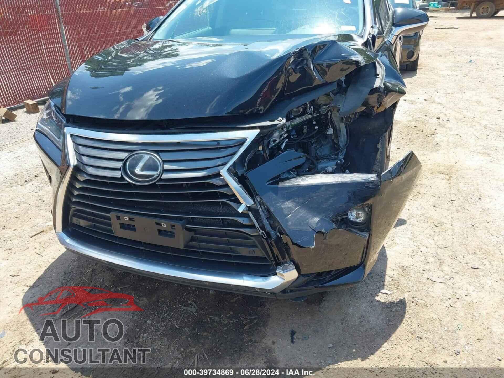 LEXUS RX 350 2017 - 2T2ZZMCA2HC076891