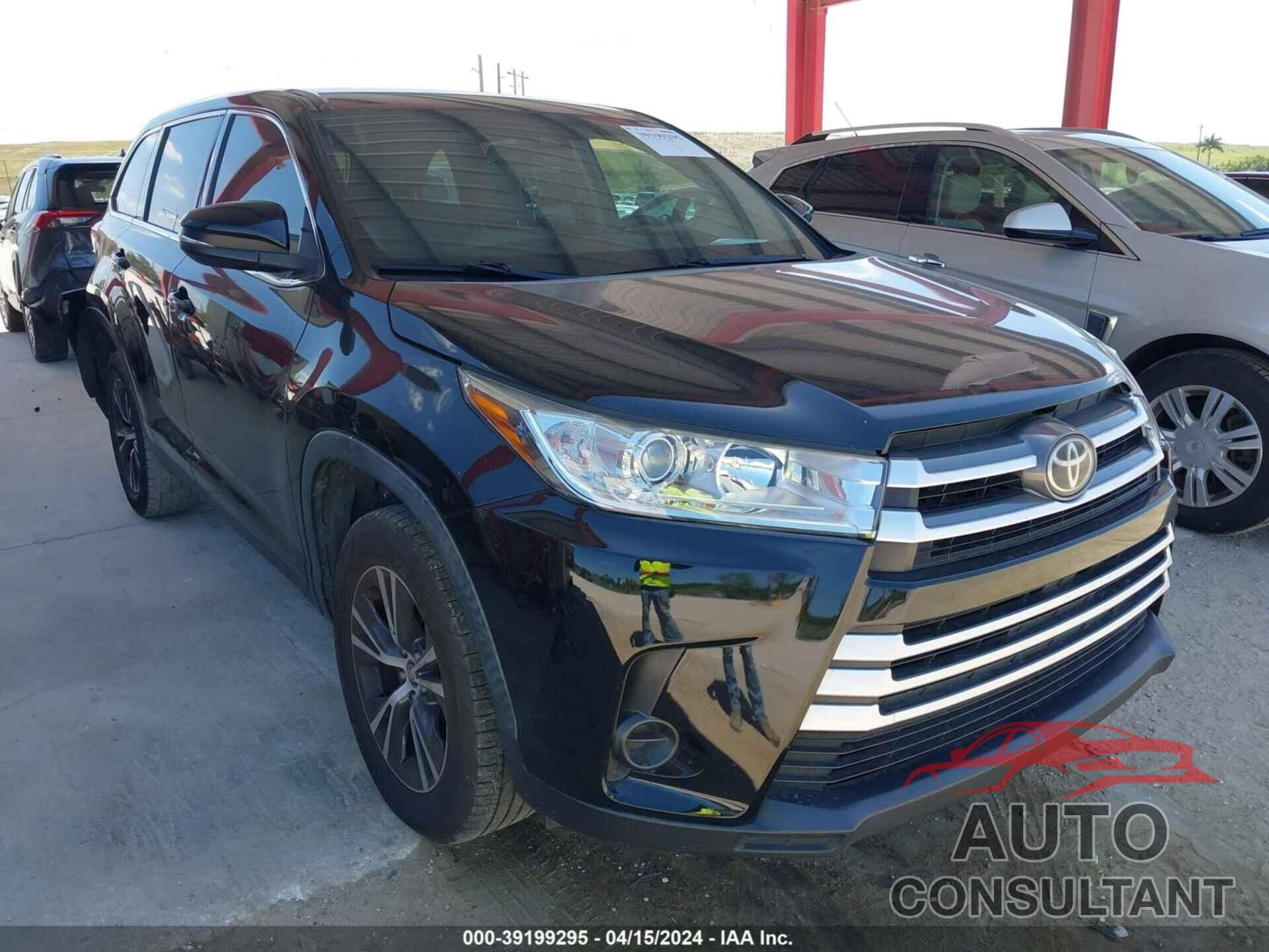 TOYOTA HIGHLANDER 2019 - 5TDZARFHXKS051740