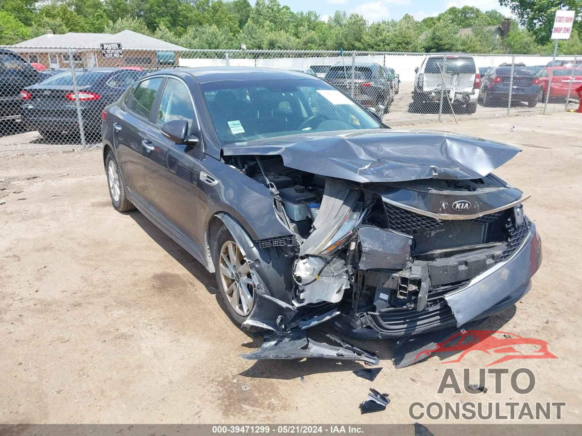 KIA OPTIMA 2017 - 5XXGT4L39HG161735