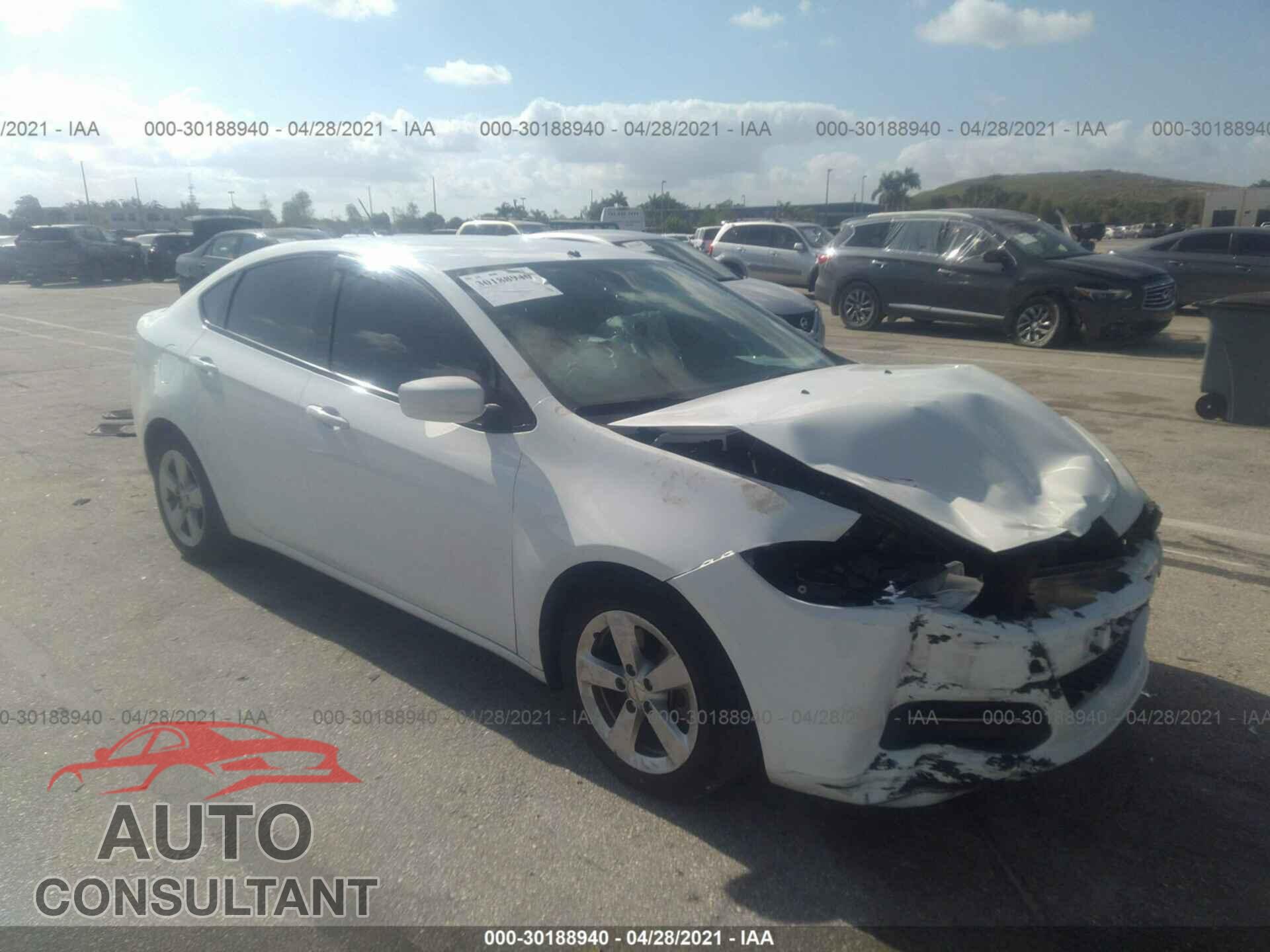 DODGE DART 2016 - 1C3CDFFA5GD820215
