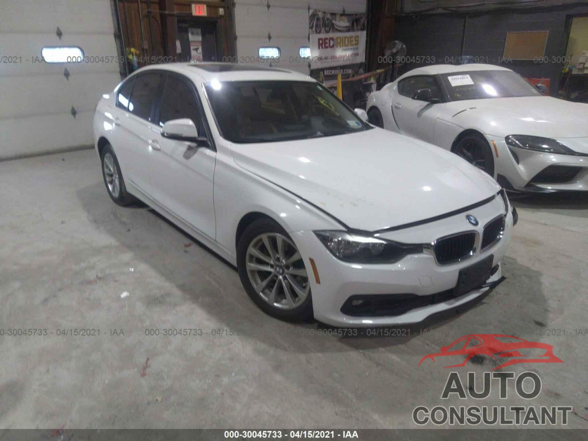 BMW 3 SERIES 2016 - WBA8E5G56GNU19273