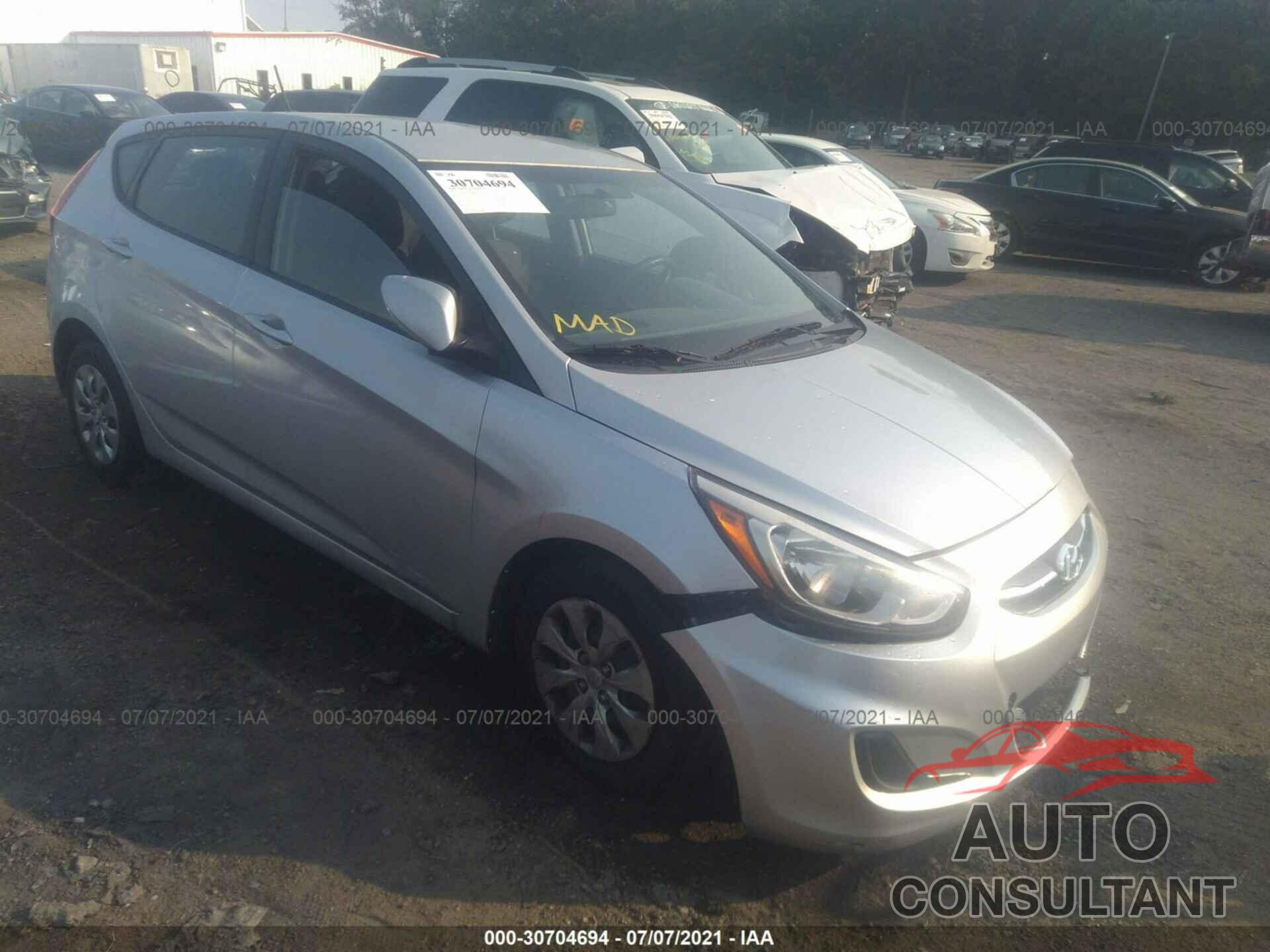 HYUNDAI ACCENT 2017 - KMHCT5AE5HU335640