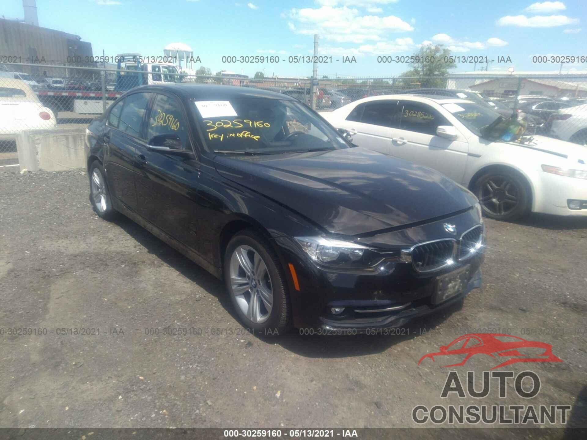 BMW 3 SERIES 2016 - WBA8E3G54GNU01620