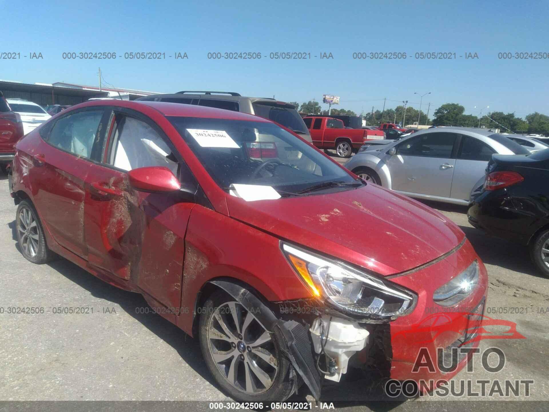 HYUNDAI ACCENT 2017 - KMHCT4AE6HU346673